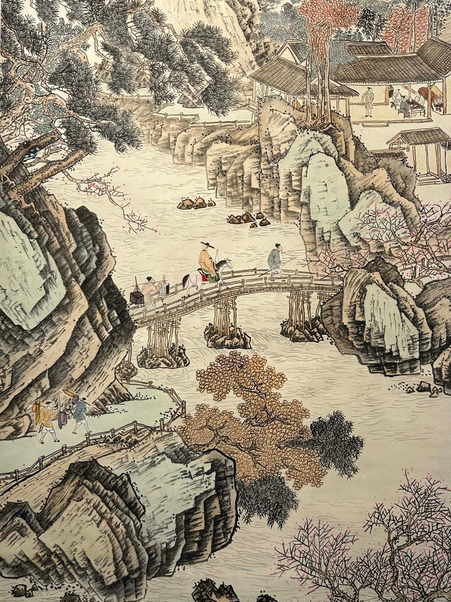 Chinese scroll painting Zhang Daqian