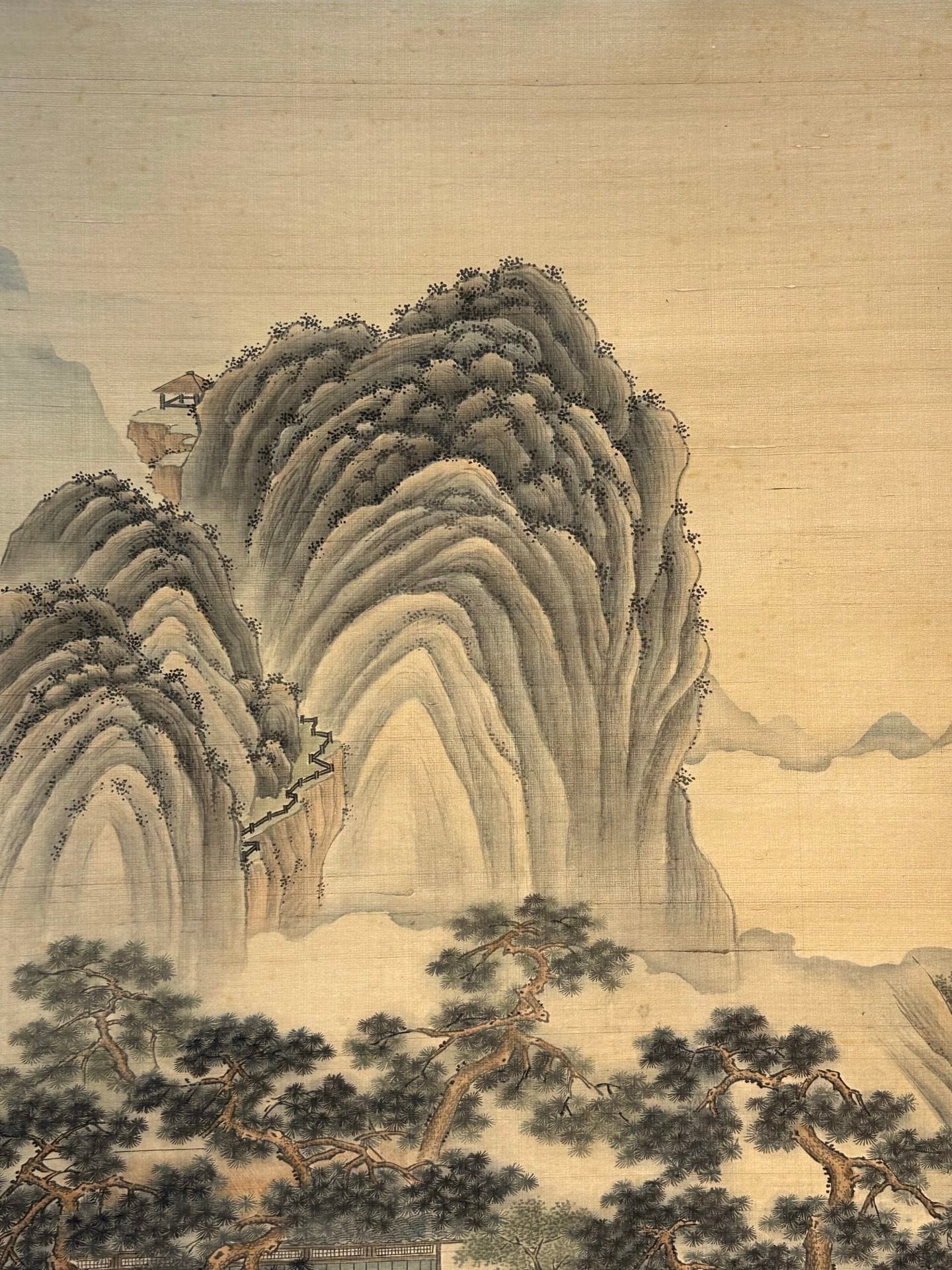 Chinese scroll painting Zhang Daqian