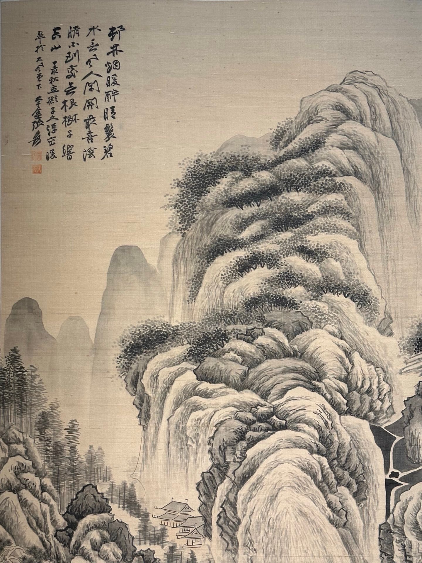 Chinese scroll painting Zhang Daqian