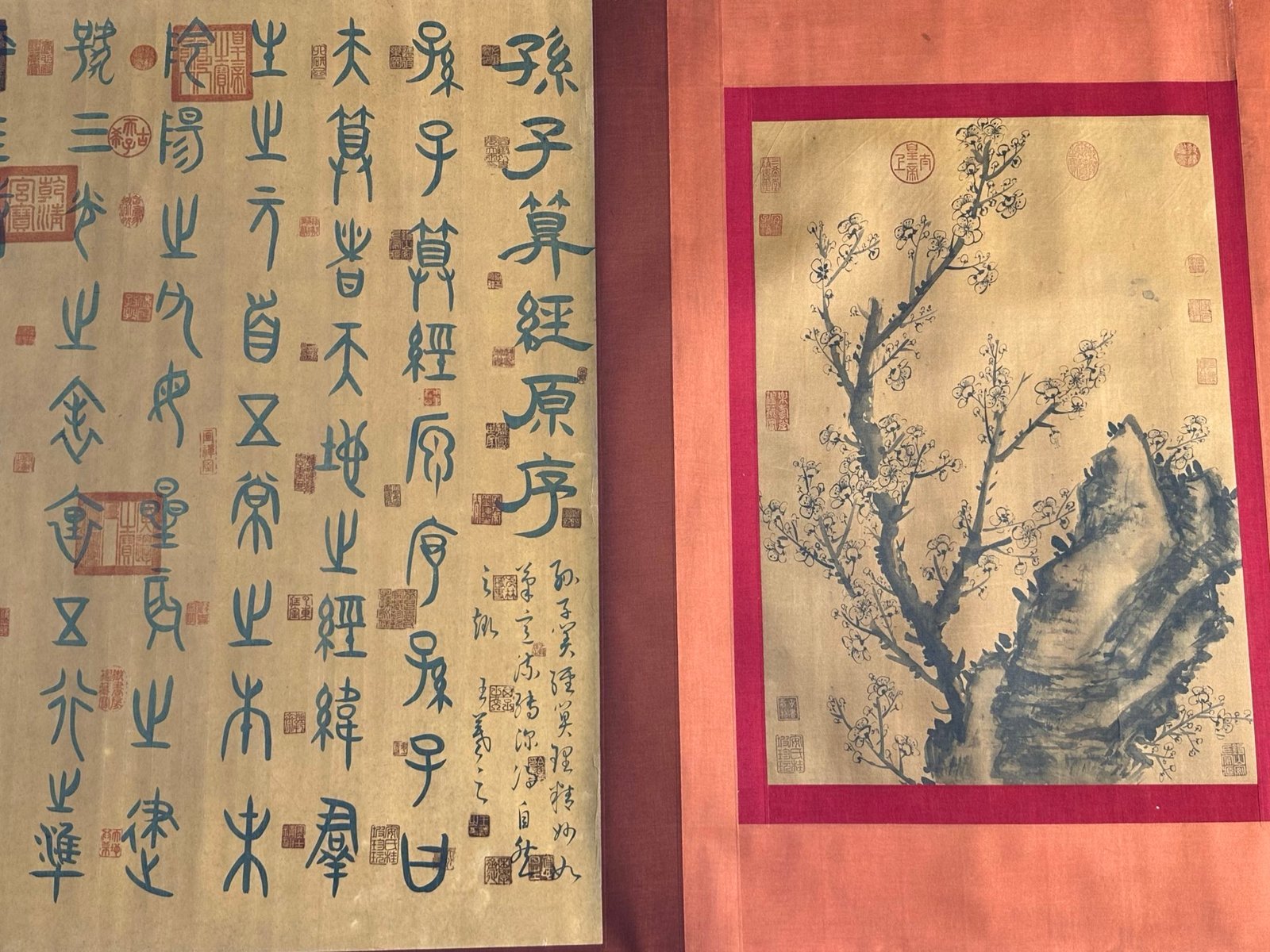 Chinese scroll painting Sun Wu