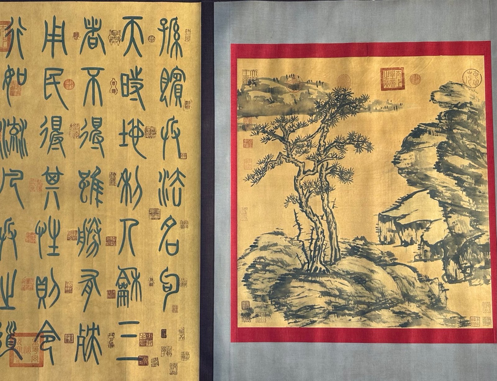 Chinese scroll painting Sun Bin