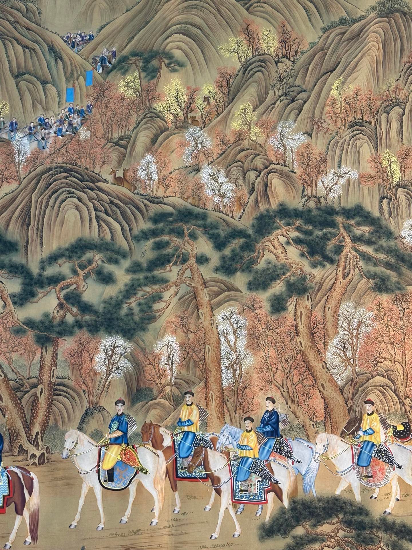 Chinese scroll painting Giuseppe