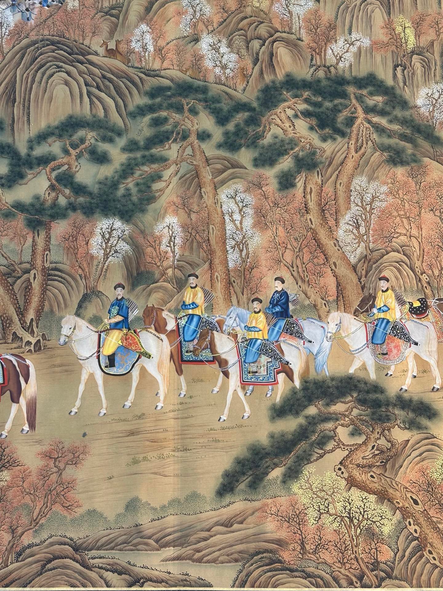 Chinese scroll painting Giuseppe