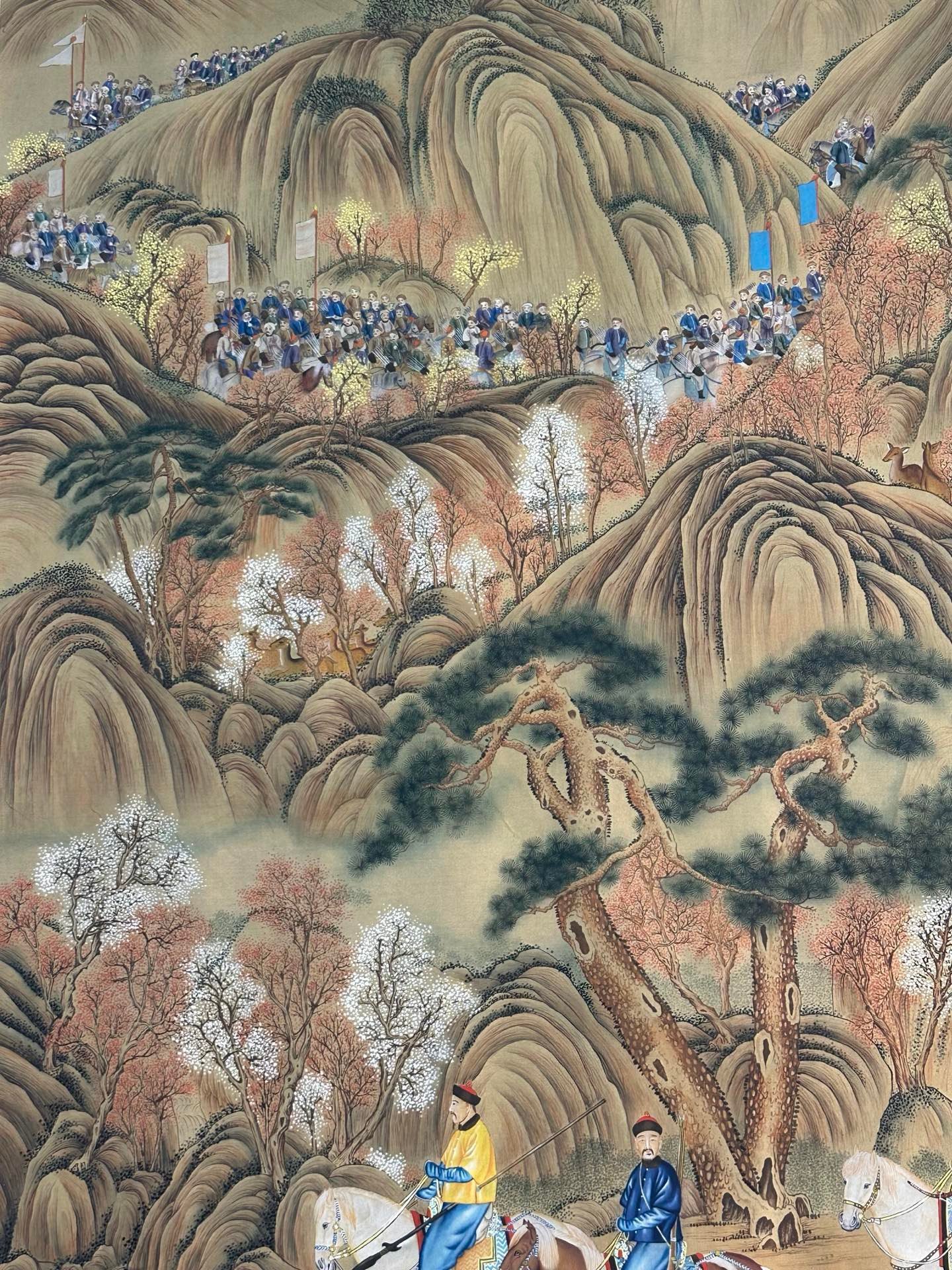 Chinese scroll painting Giuseppe
