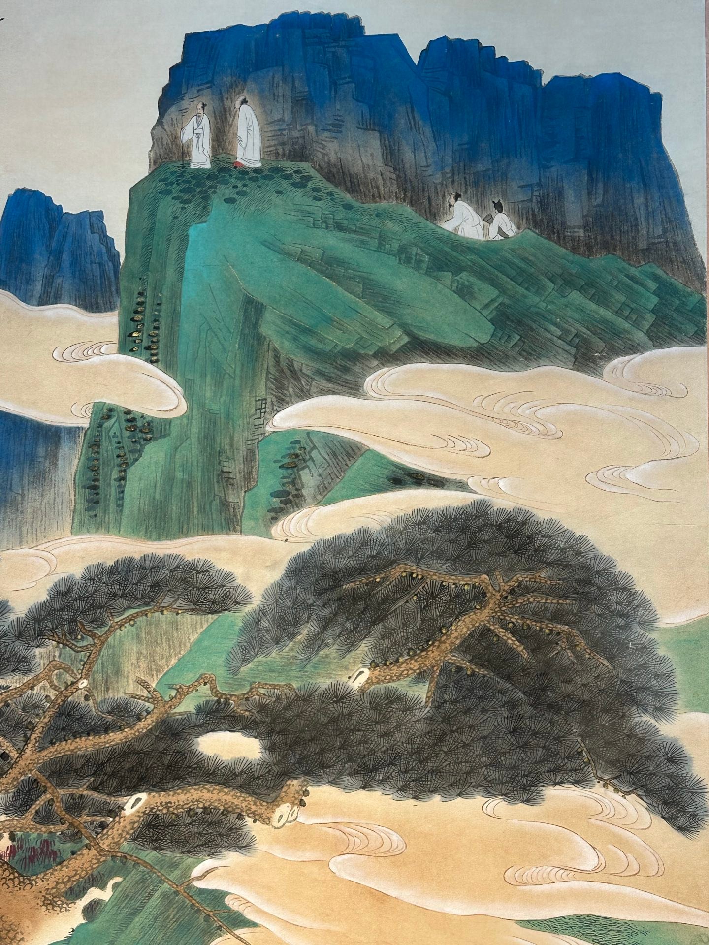 Chinese scroll painting Zhang Daqian