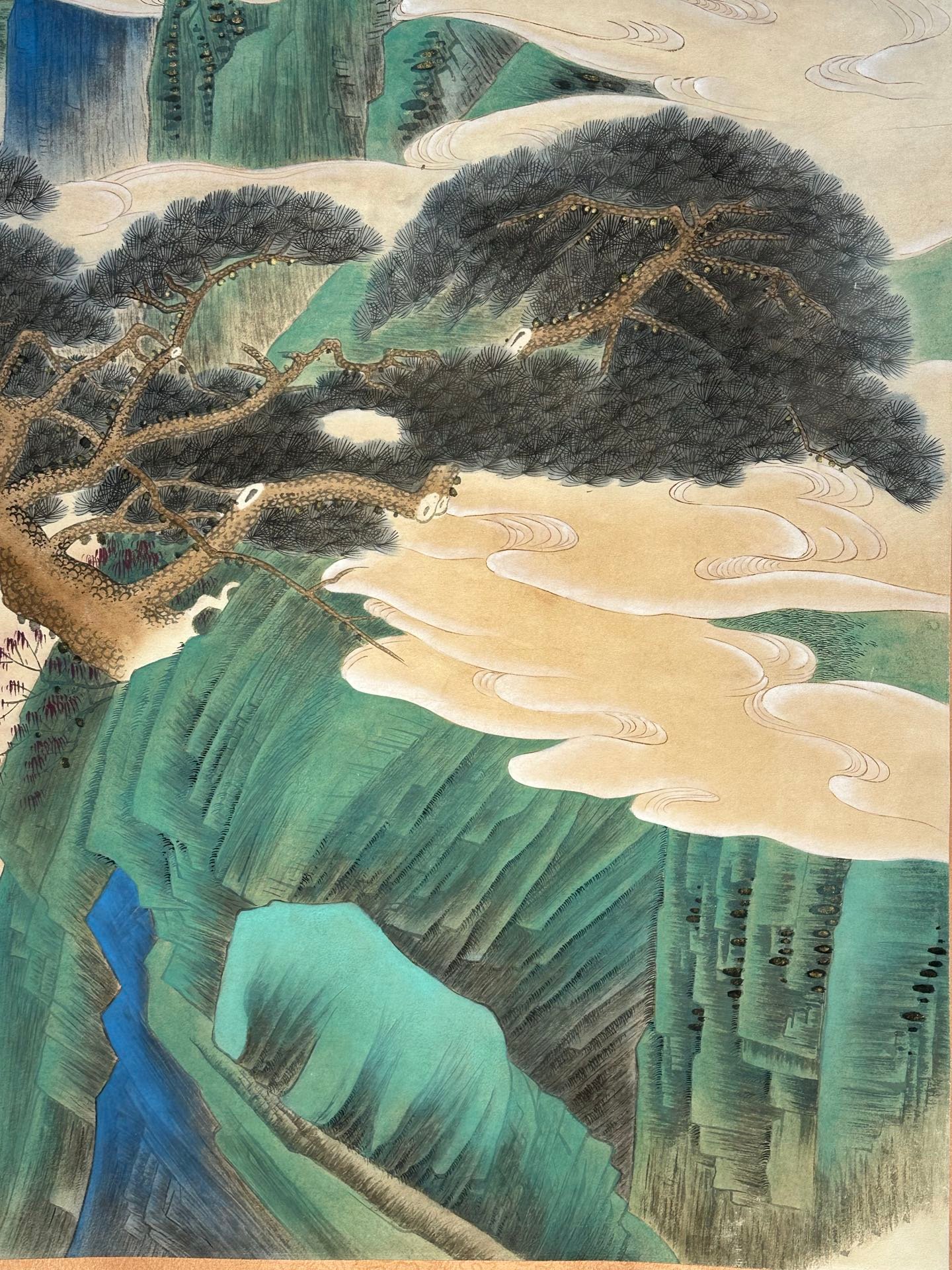 Chinese scroll painting Zhang Daqian