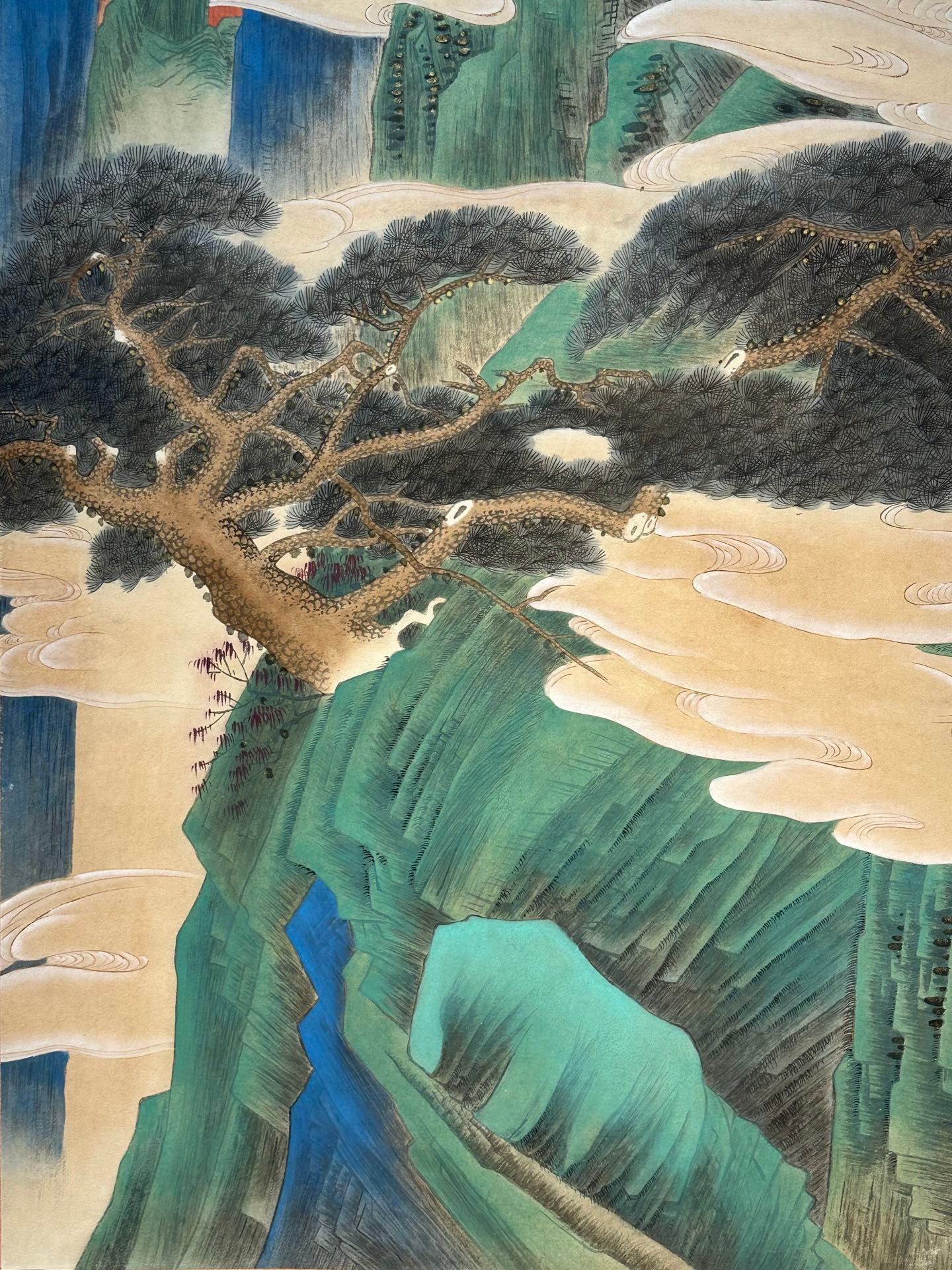 Chinese scroll painting Zhang Daqian