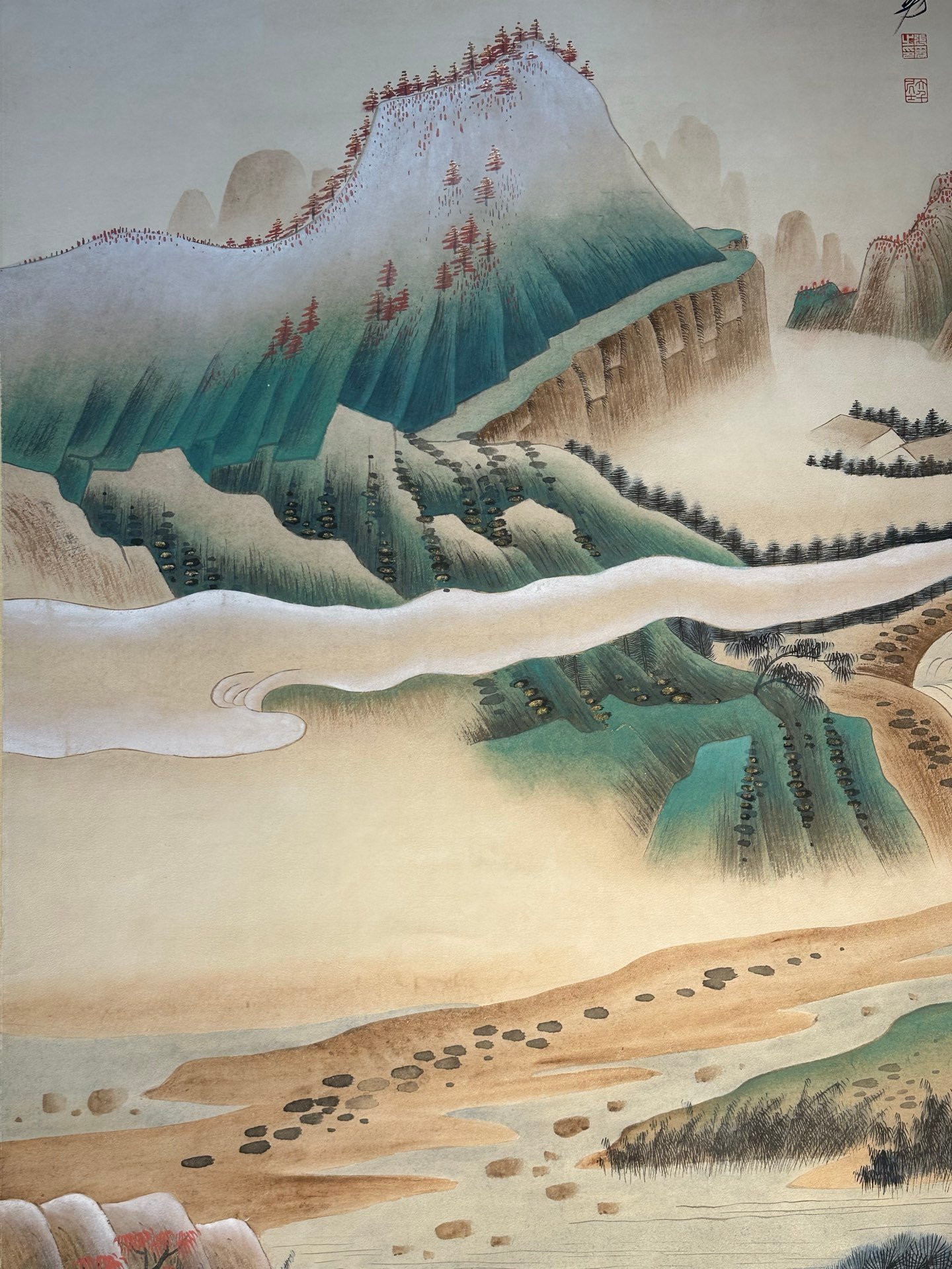 Chinese scroll painting Zhang Daqian