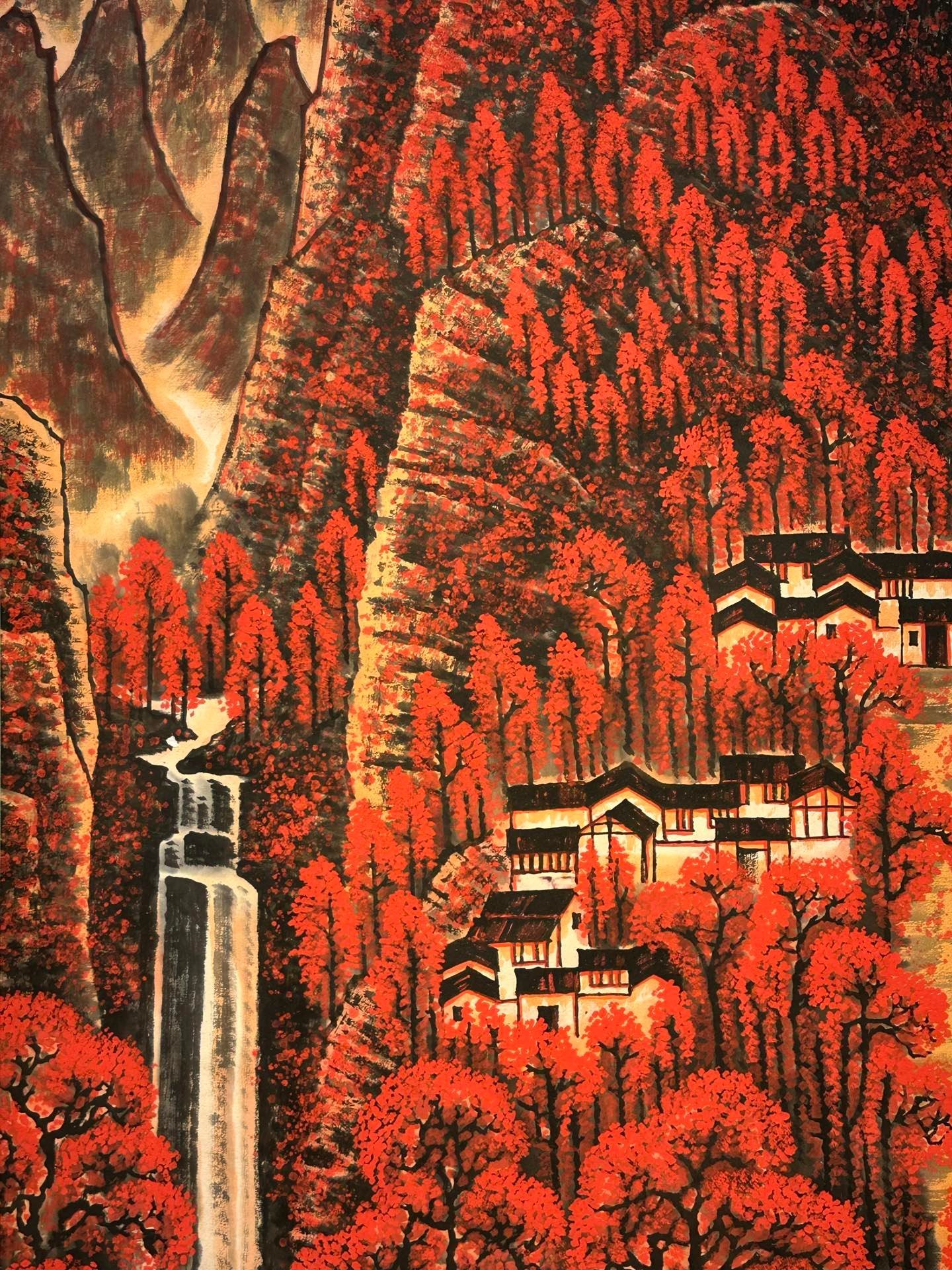 Chinese scroll painting Li Keran