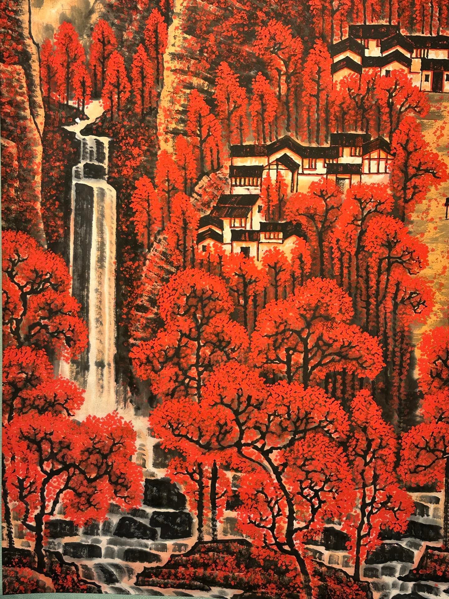 Chinese scroll painting Li Keran