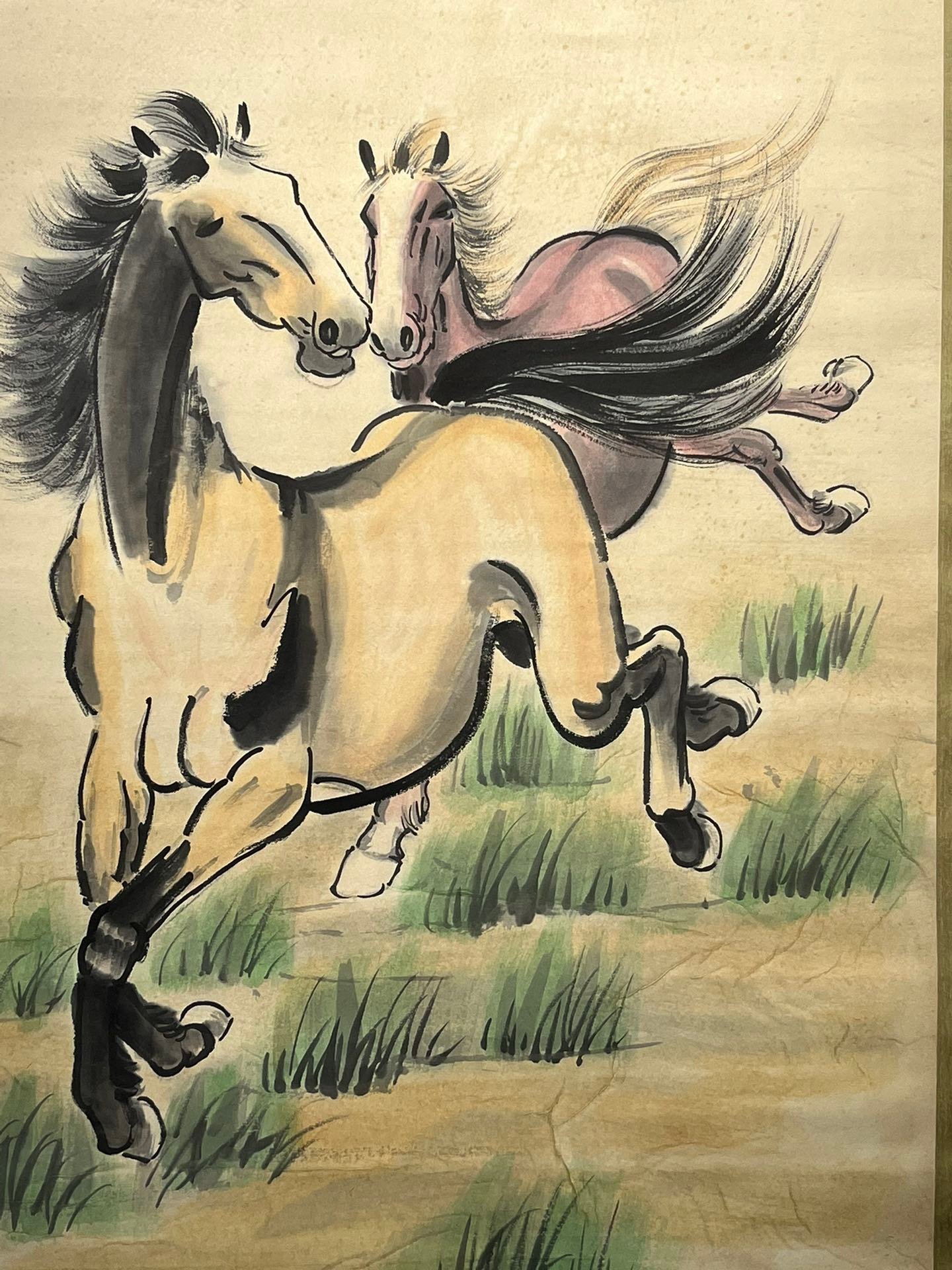 Chinese scroll painting Xu Beihong
