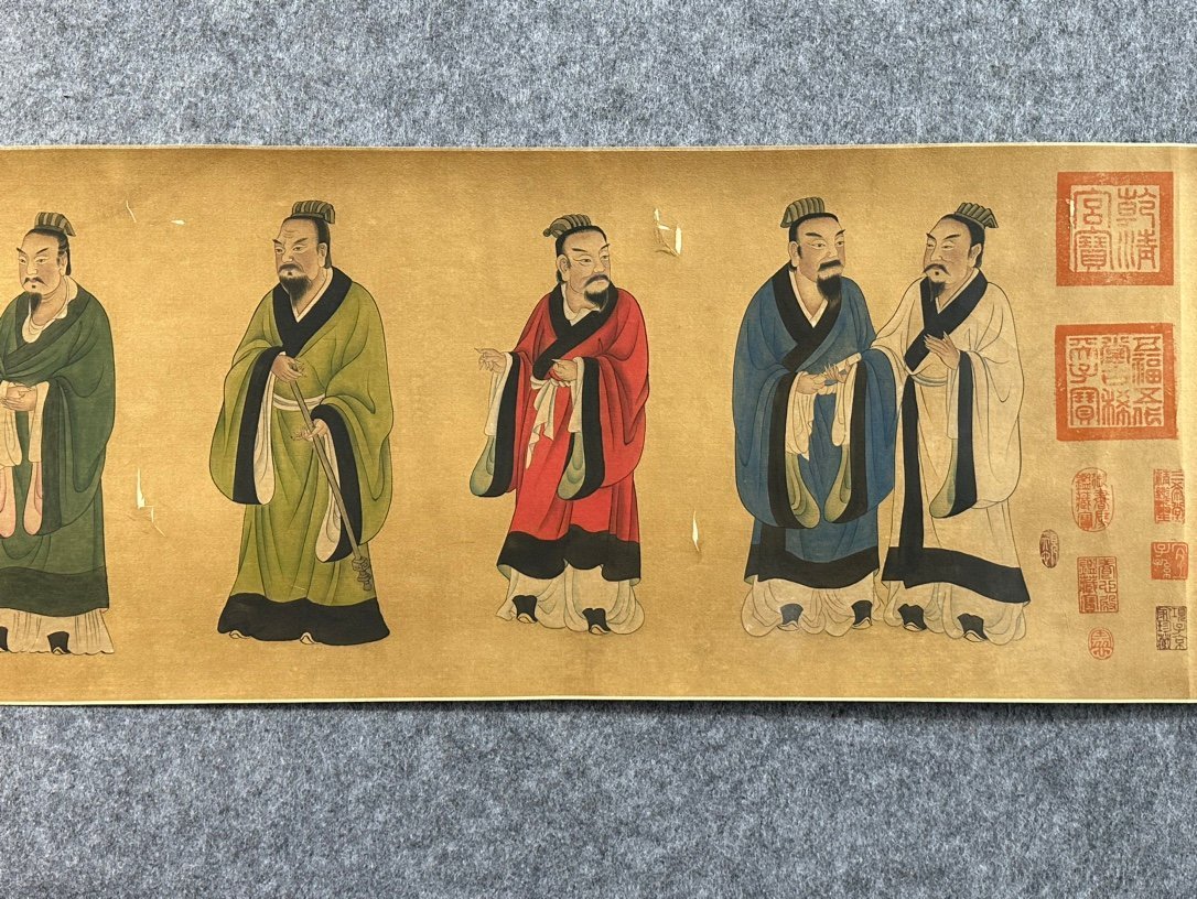 Chinese scroll painting Yan Liben