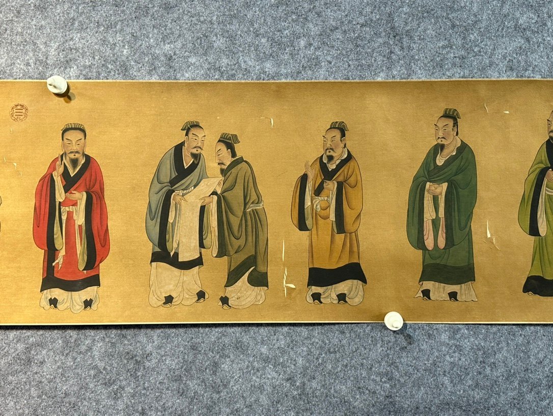 Chinese scroll painting Yan Liben
