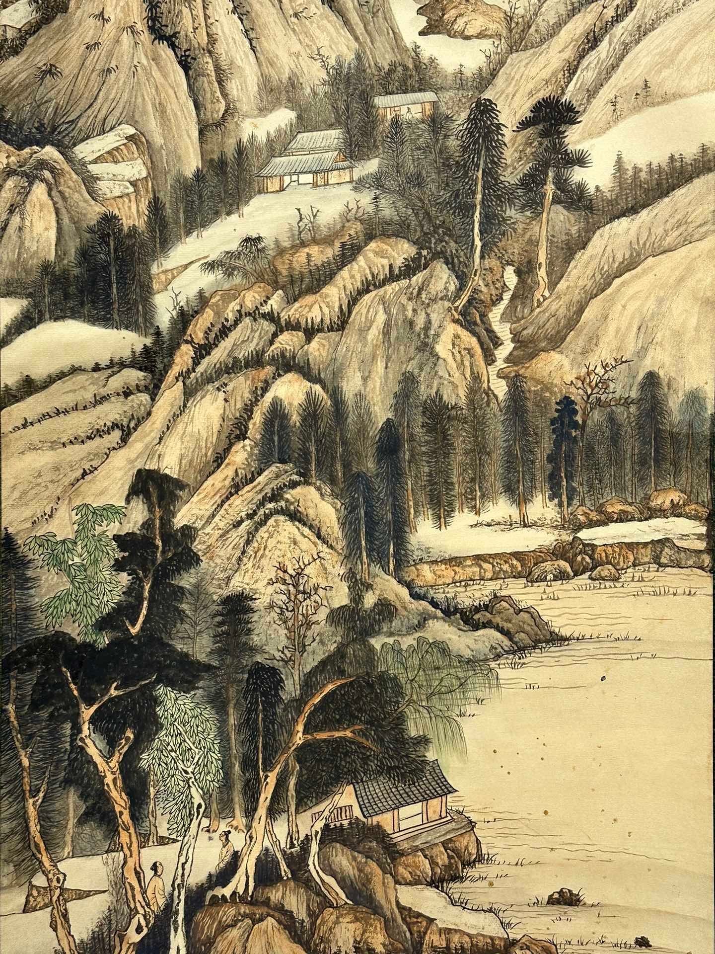Chinese scroll painting Zhang Daqian
