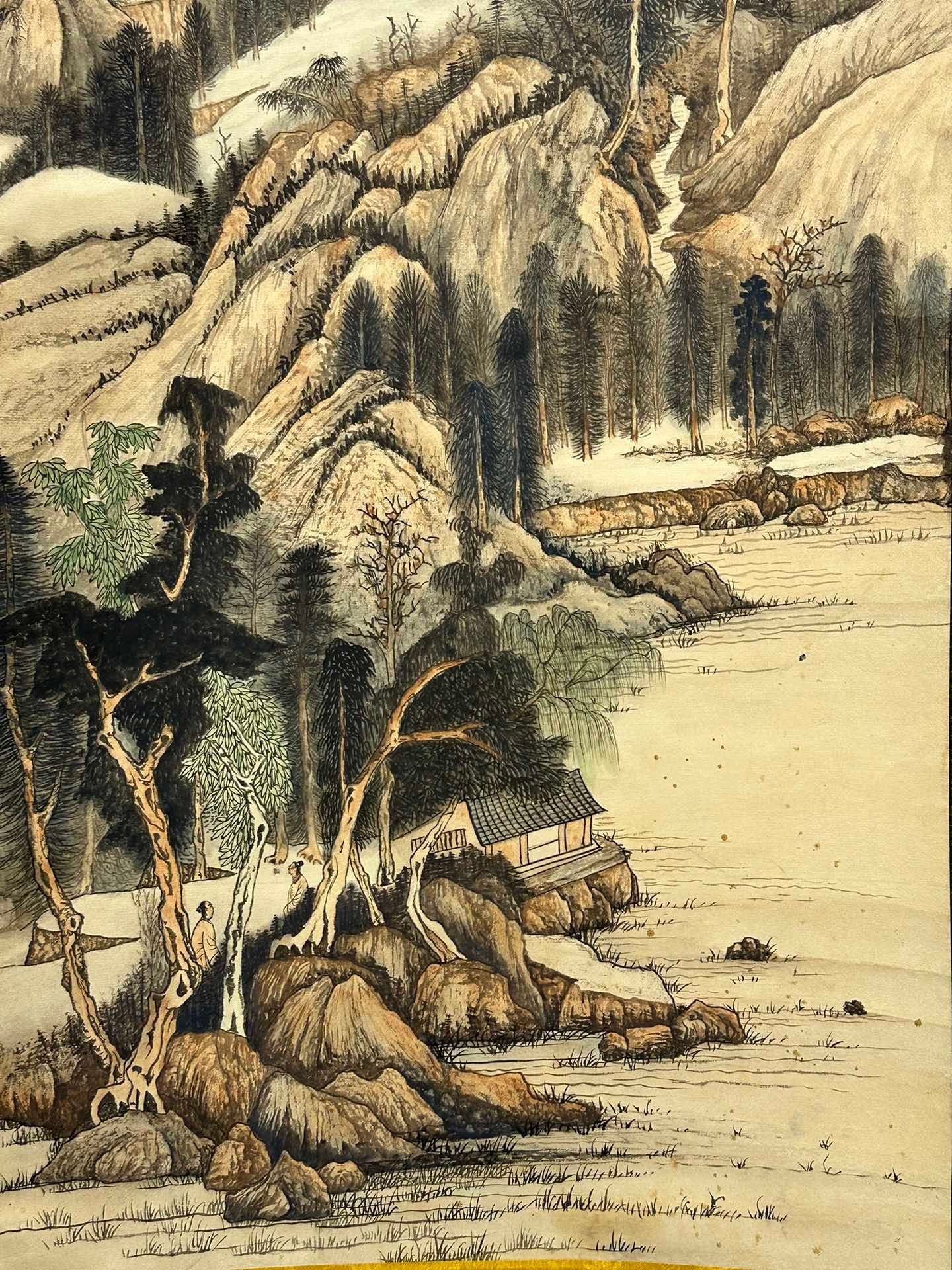 Chinese scroll painting Zhang Daqian