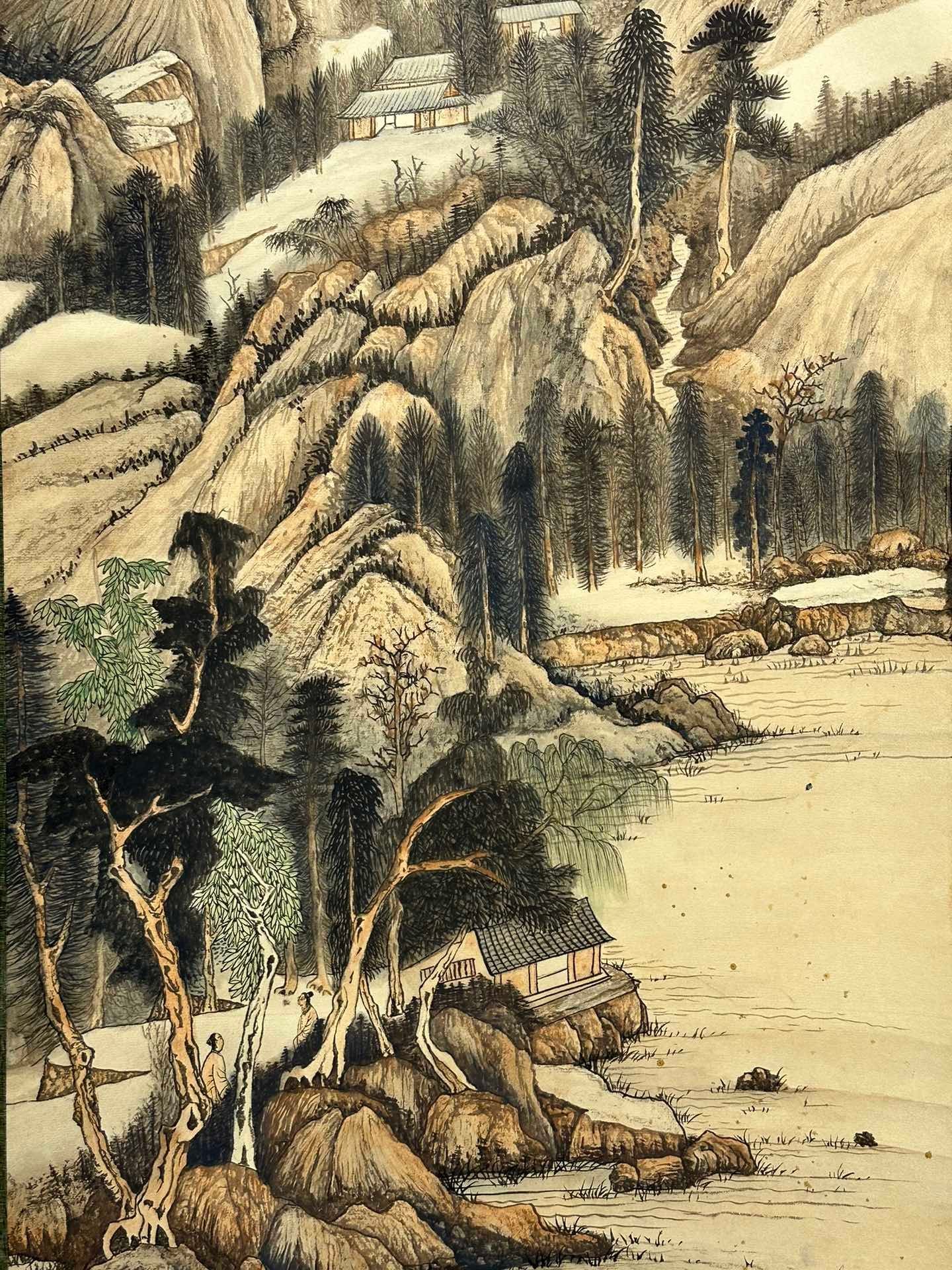 Chinese scroll painting Zhang Daqian