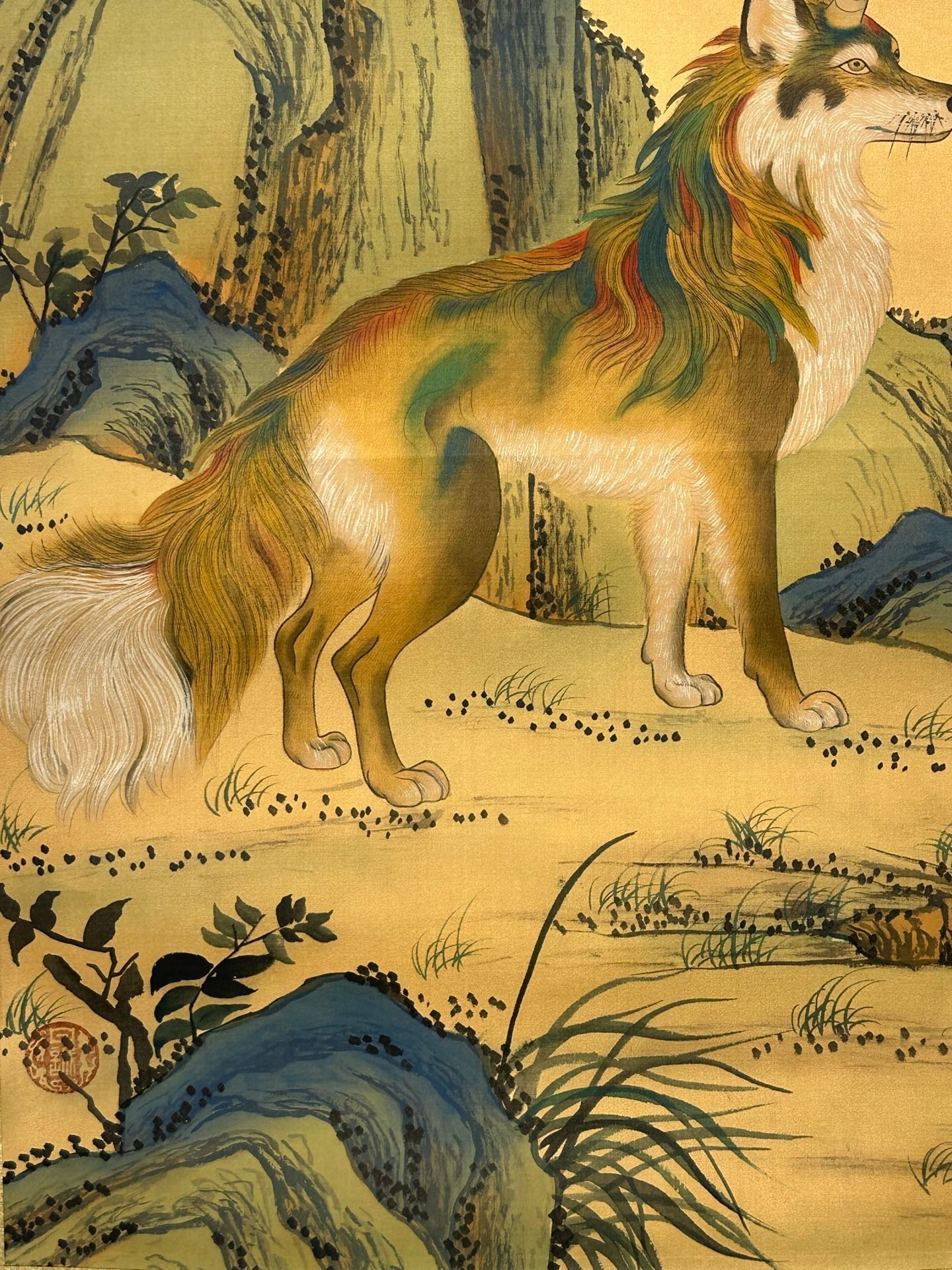 Chinese scroll painting Renhuang
