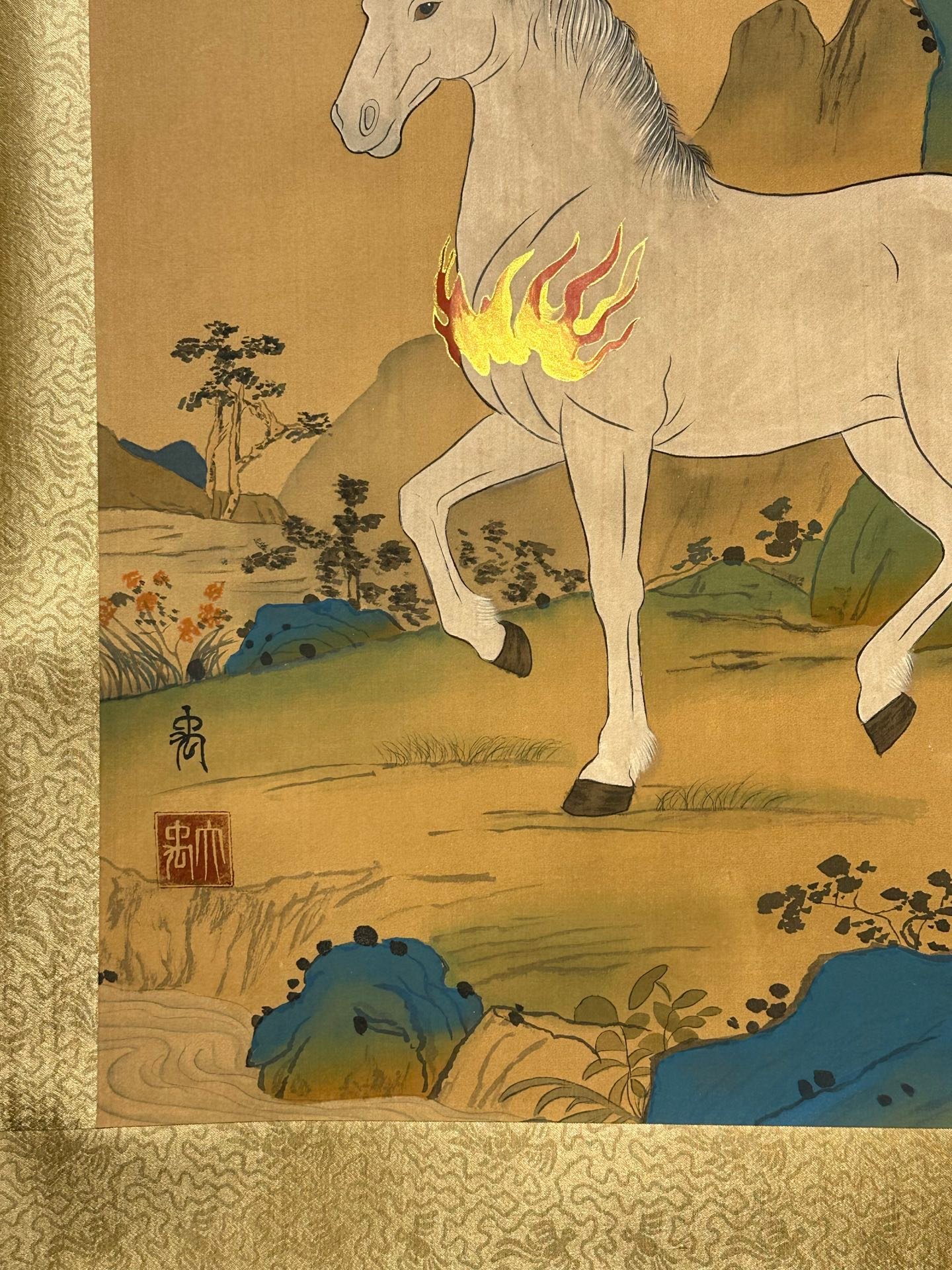 Chinese scroll painting Yu Si