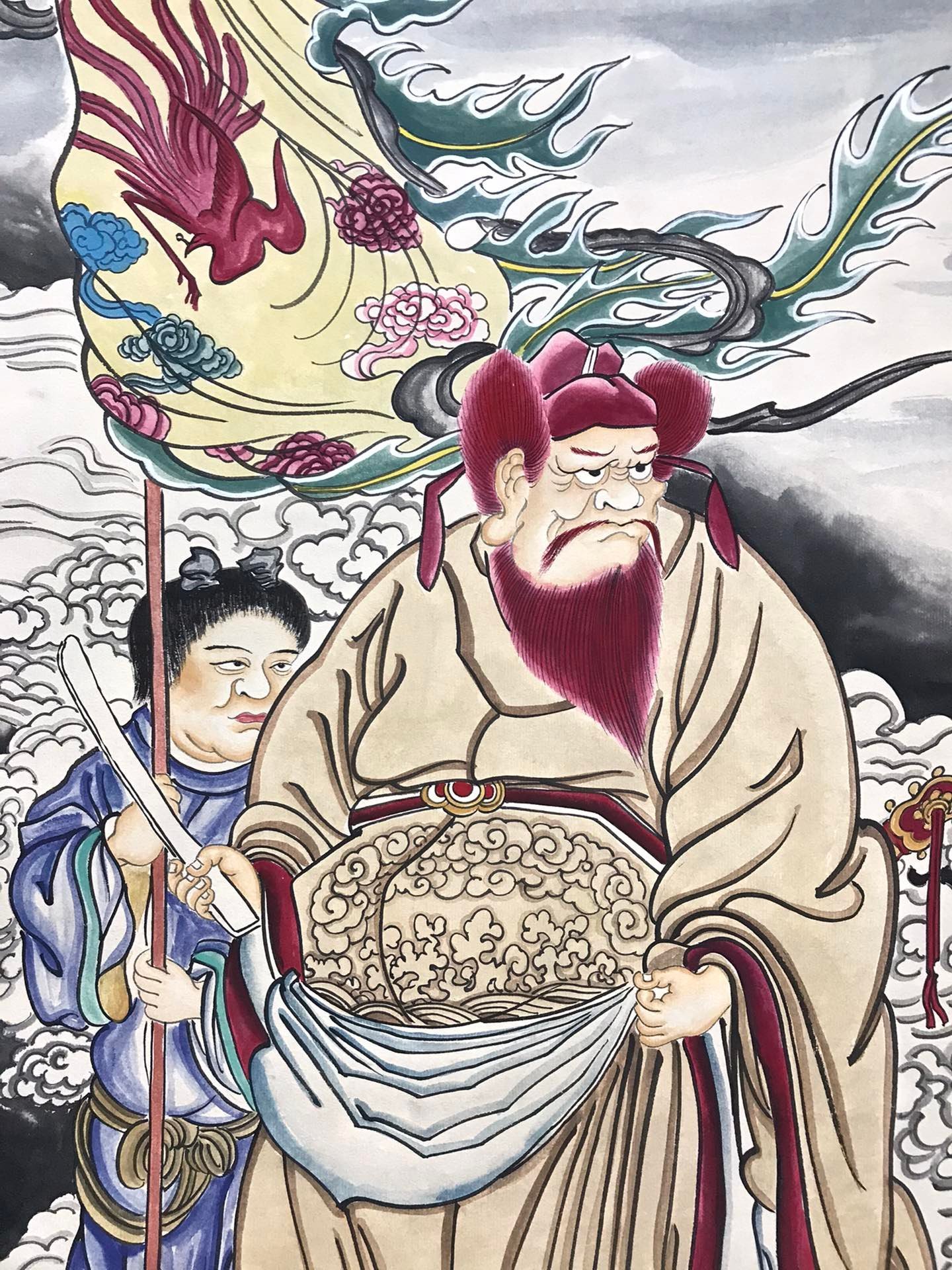 Chinese scroll painting Pu Ru