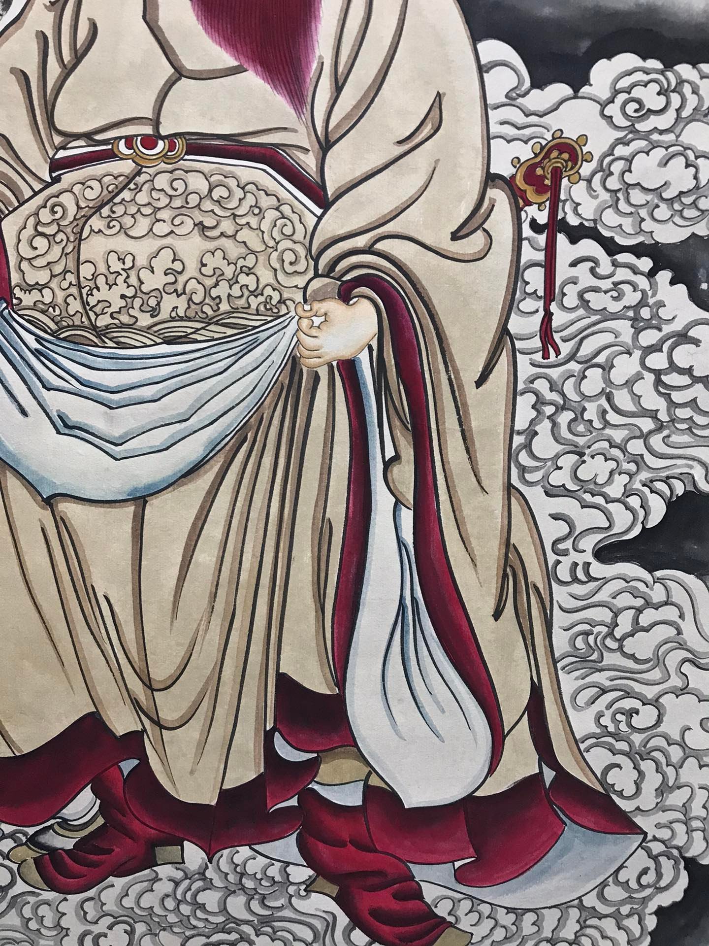 Chinese scroll painting Pu Ru