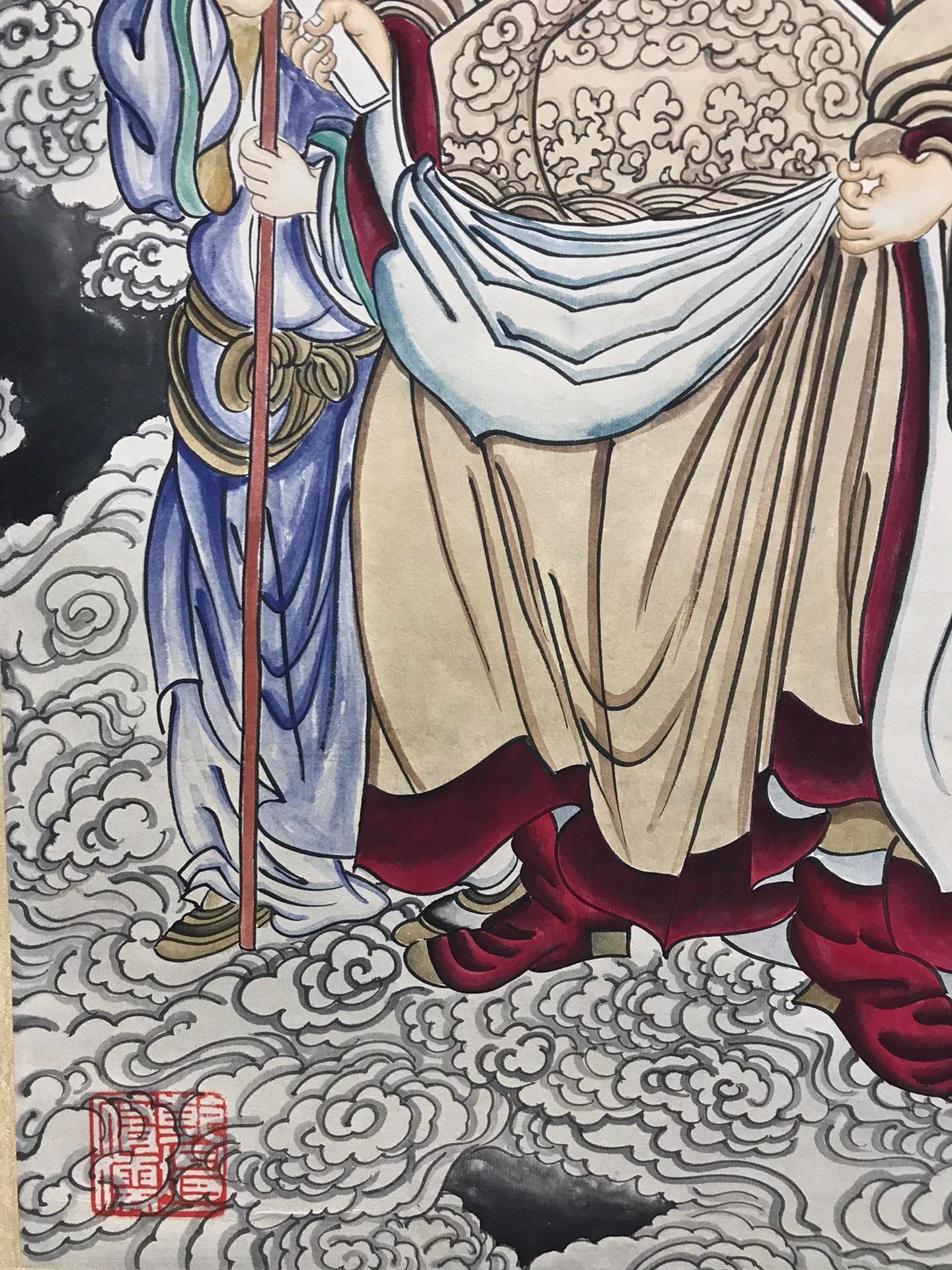 Chinese scroll painting Pu Ru
