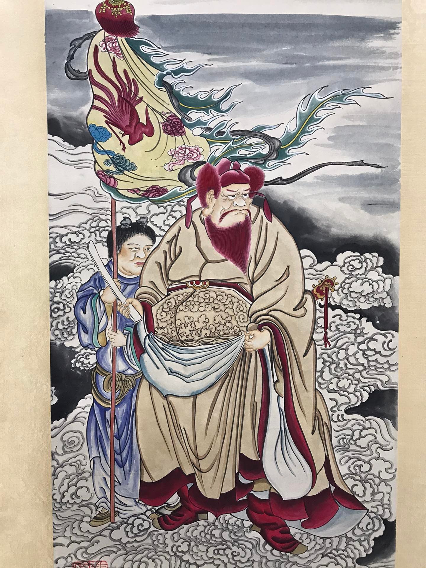 Chinese scroll painting Pu Ru