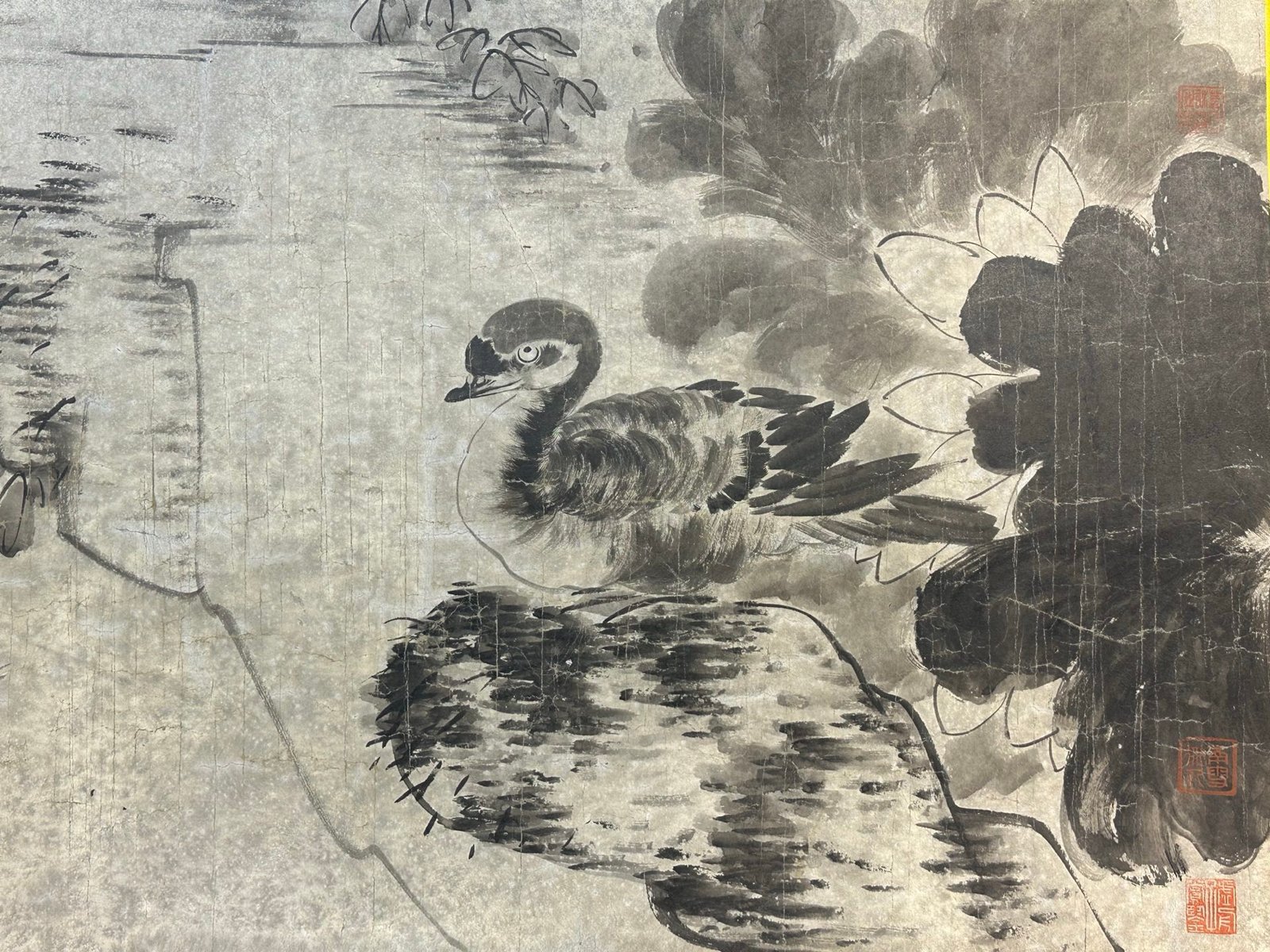 Chinese scroll painting Ba Da Shan Ren