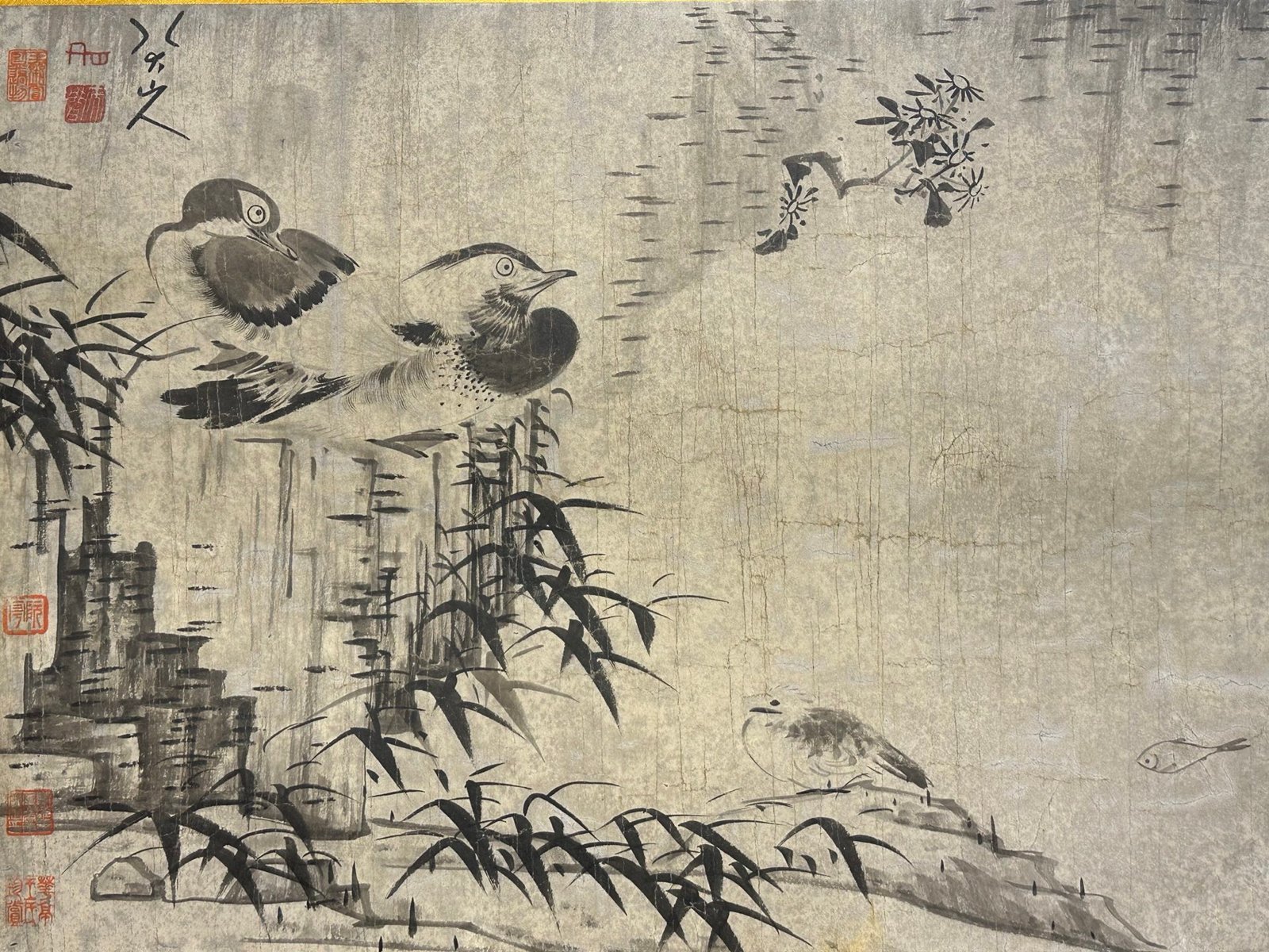 Chinese scroll painting Ba Da Shan Ren