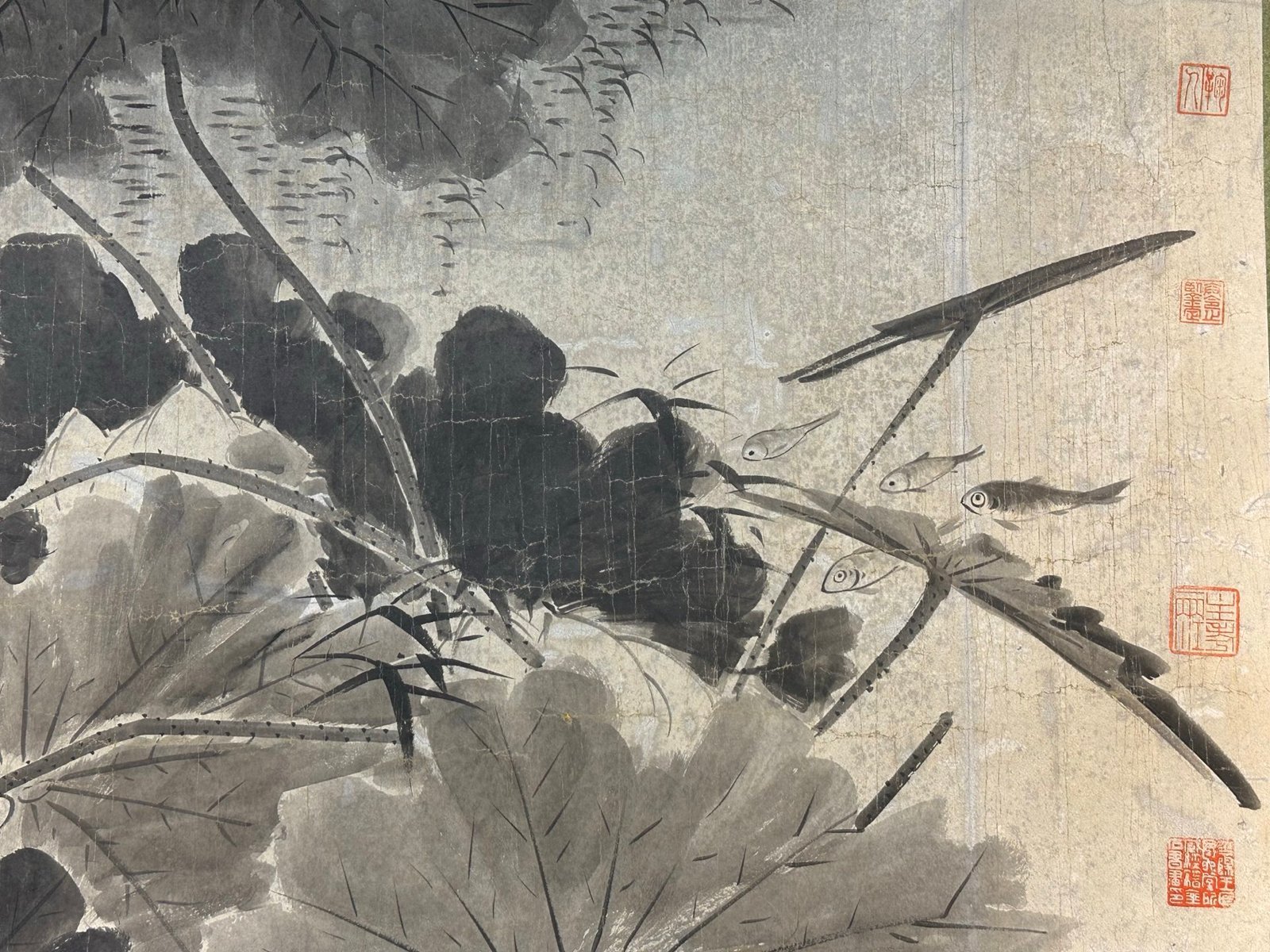 Chinese scroll painting Ba Da Shan Ren