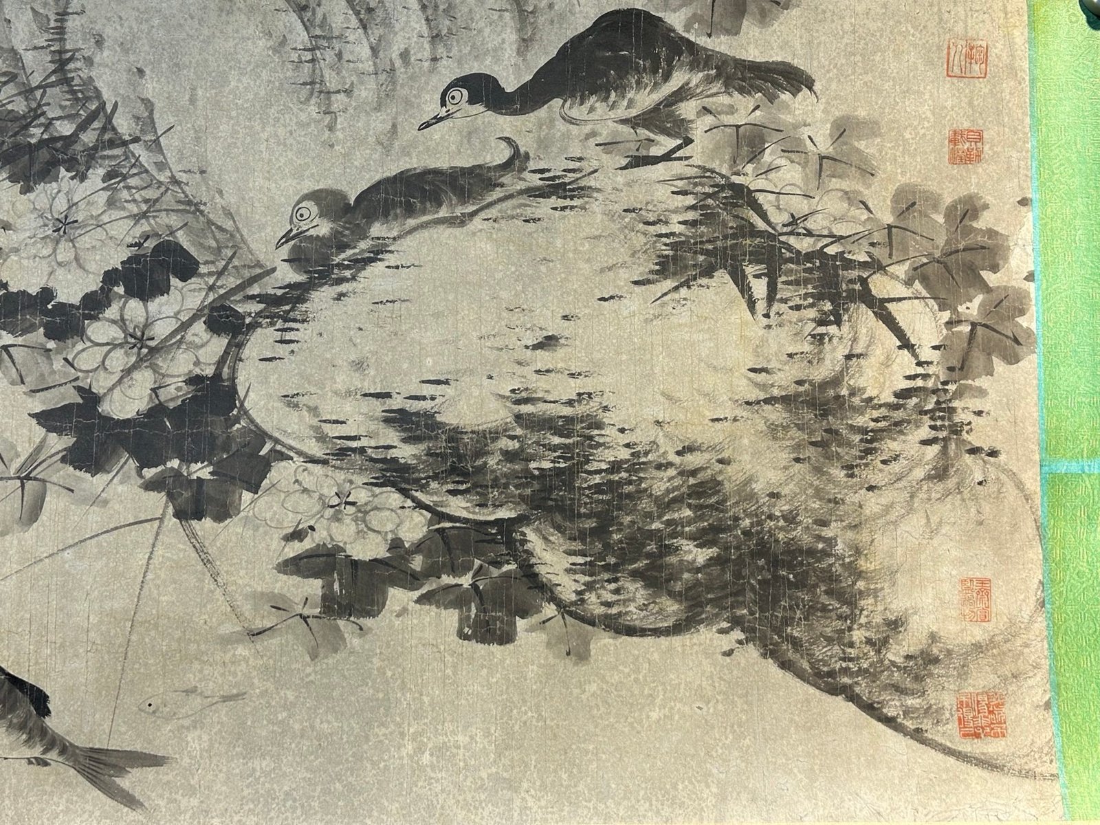 Chinese scroll painting Ba Da Shan Ren