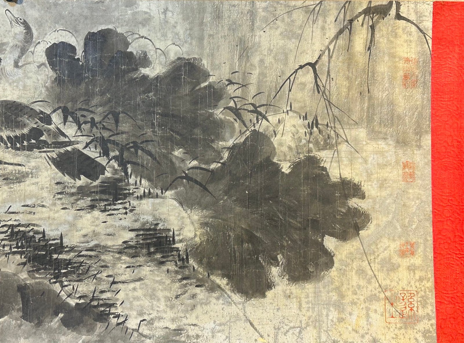 Chinese scroll painting Ba Da Shan Ren
