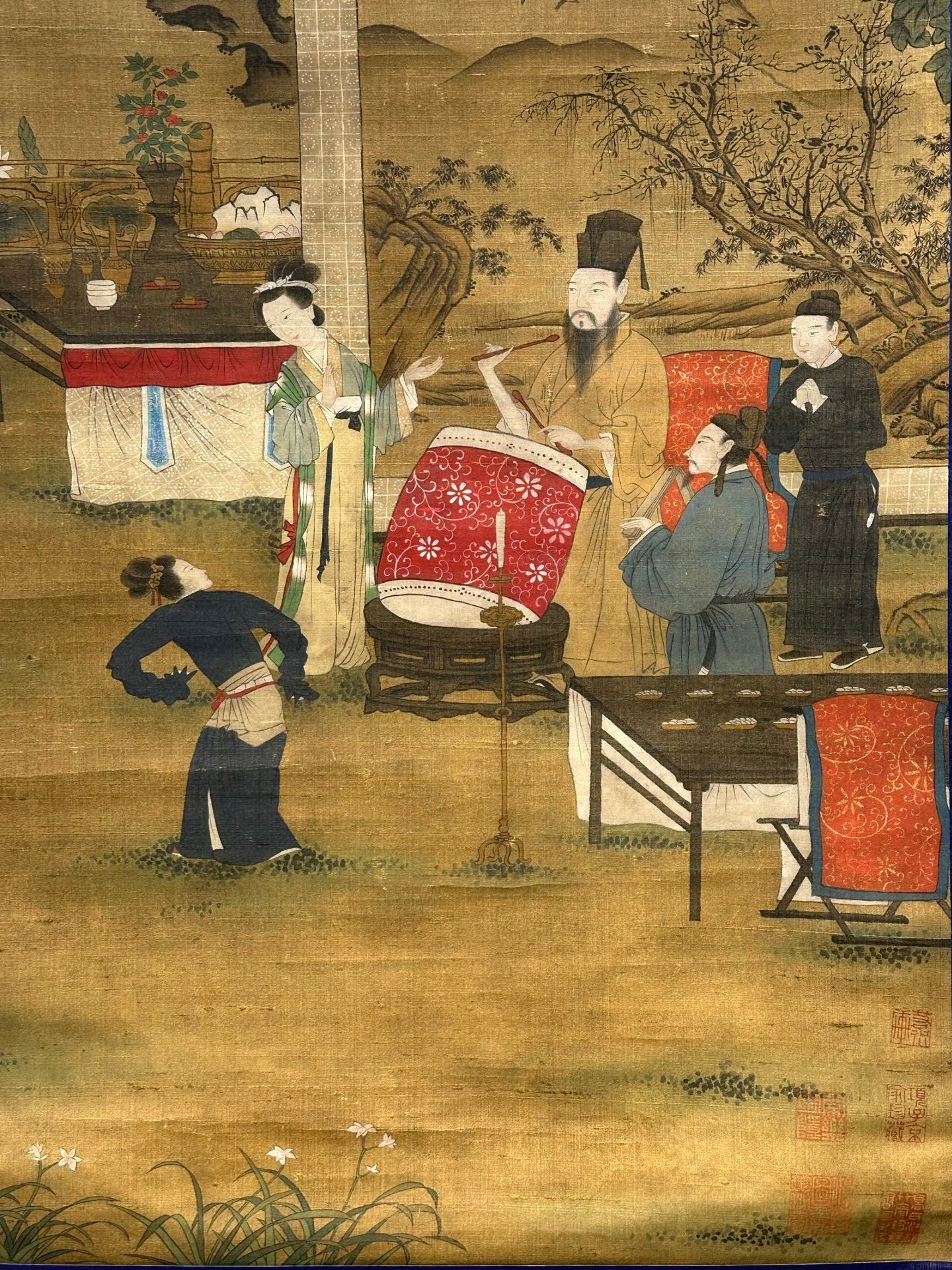 Chinese scroll painting Tang Yin