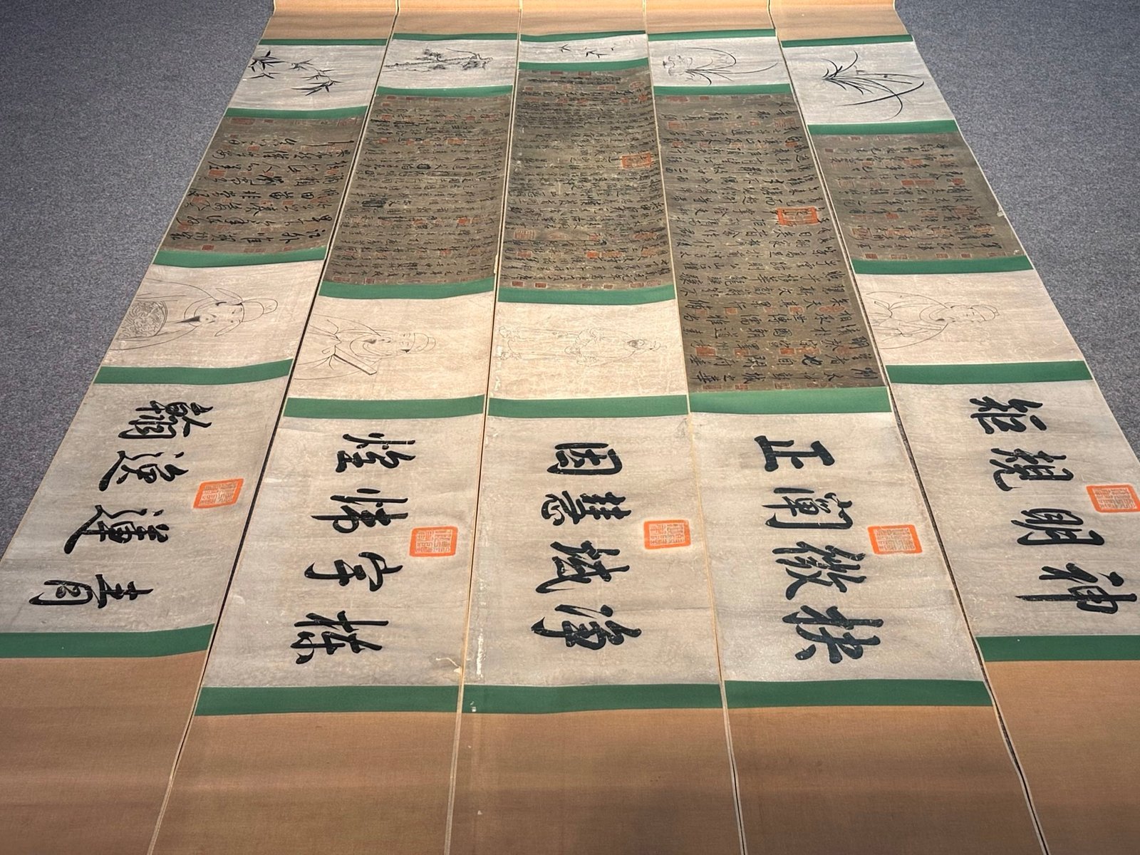 Chinese scroll painting Yan Zhenqing