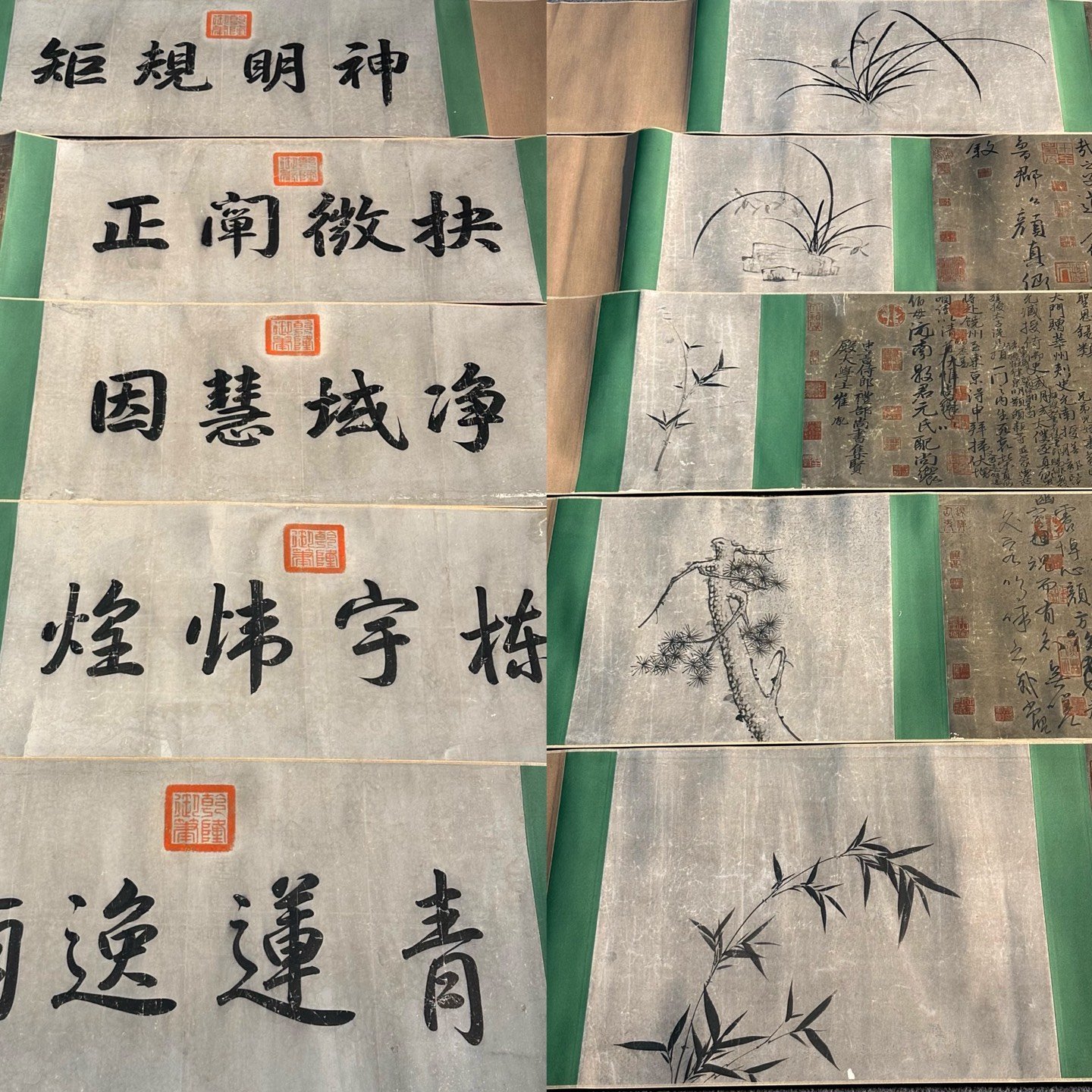Chinese scroll painting Yan Zhenqing