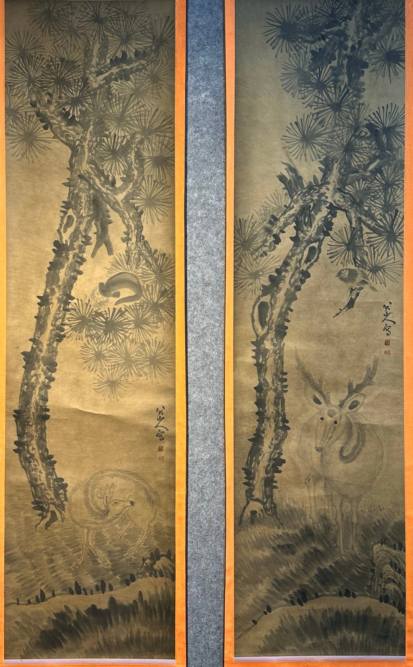 Chinese scroll painting Ba Da Shan Ren