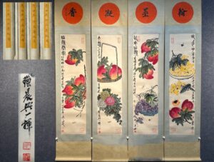 Chinese scroll painting Qi Baishi