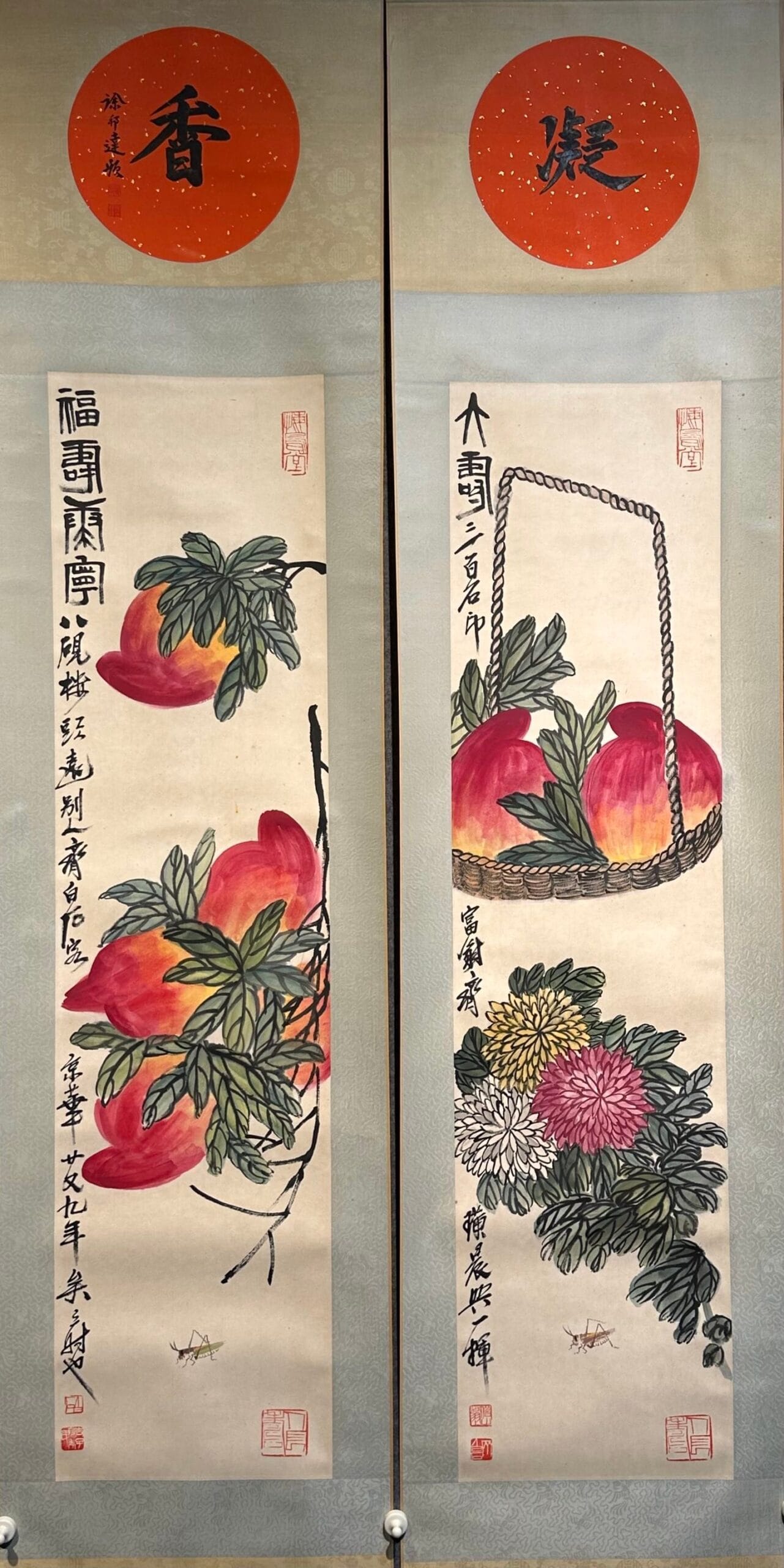Chinese scroll painting Qi Baishi