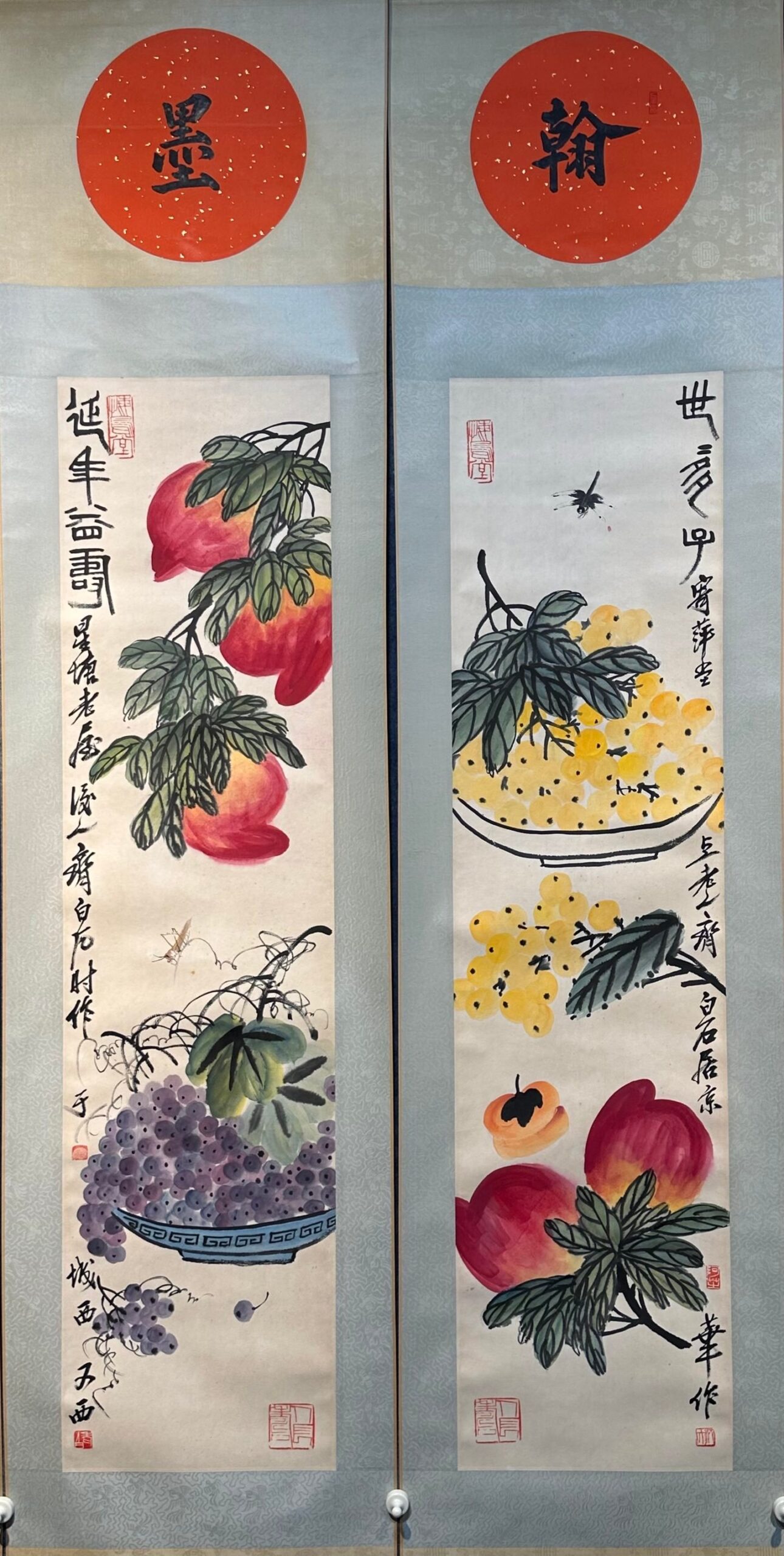 Chinese scroll painting Qi Baishi