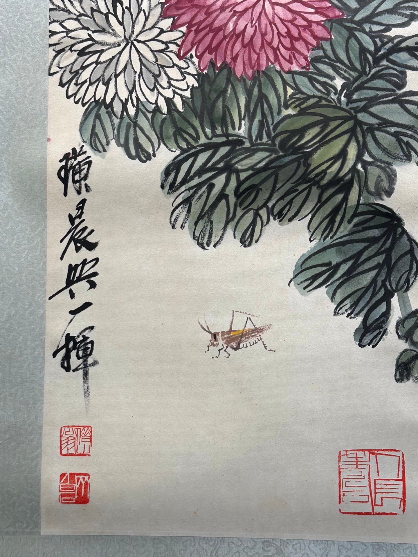 Chinese scroll painting Qi Baishi