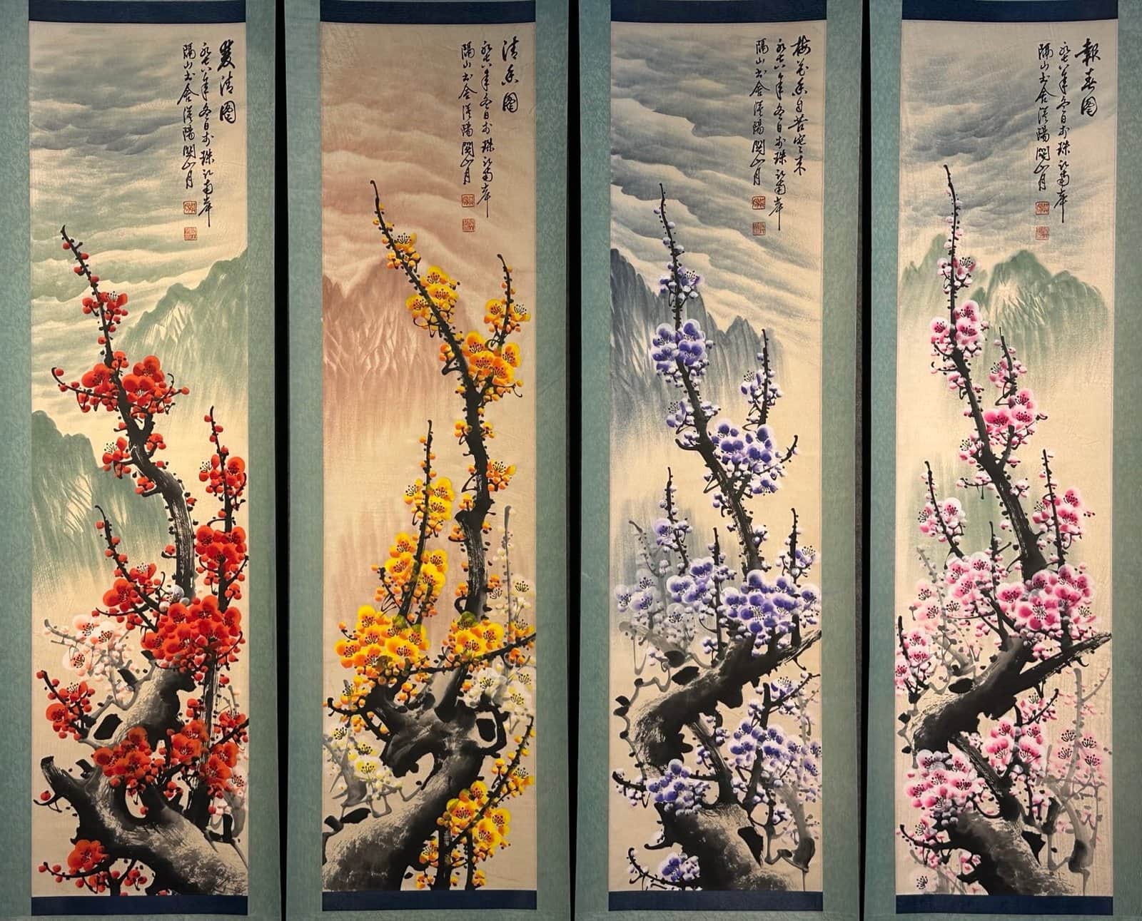 Chinese scroll painting Guan Shanyue