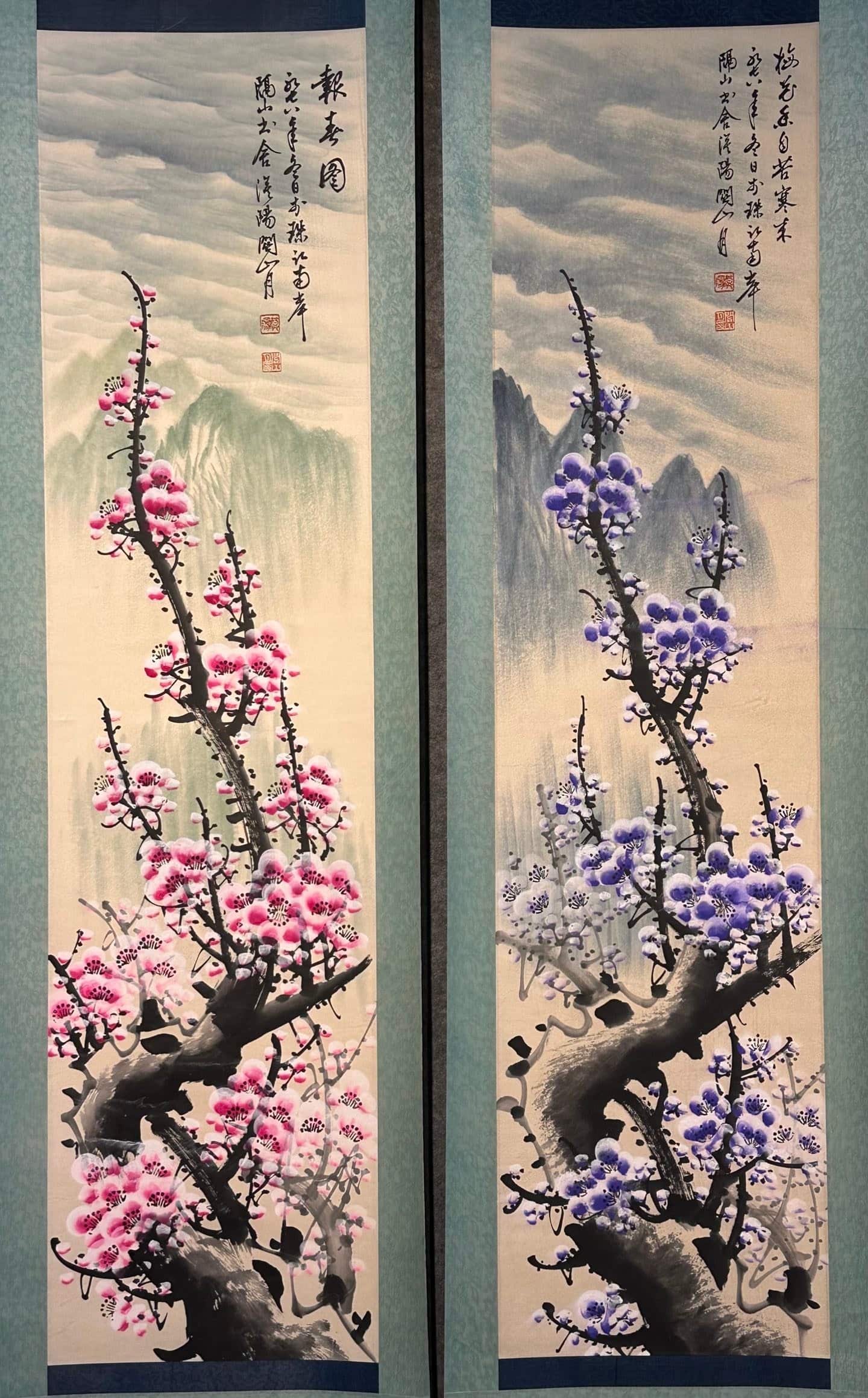 Chinese scroll painting Guan Shanyue