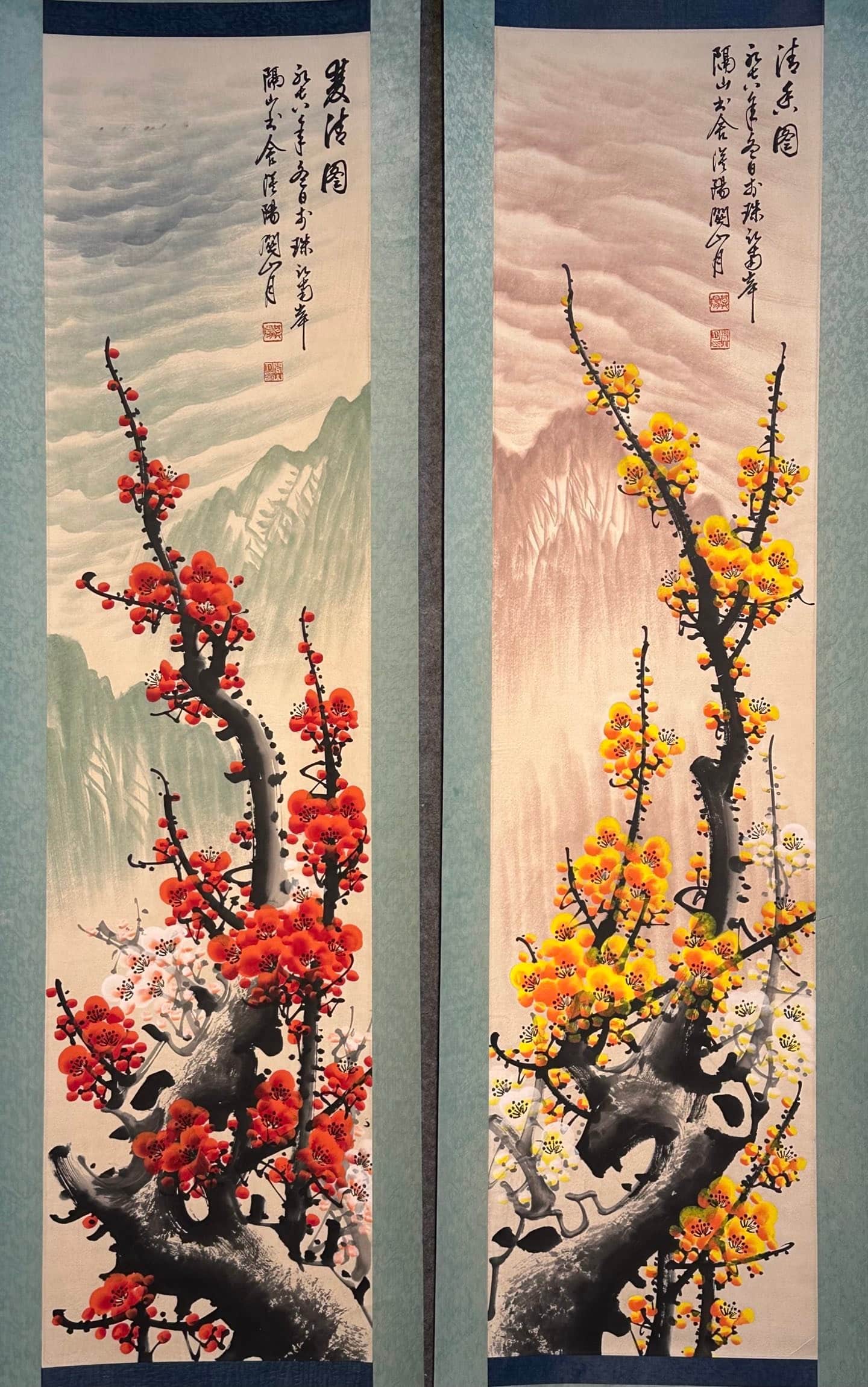 Chinese scroll painting Guan Shanyue