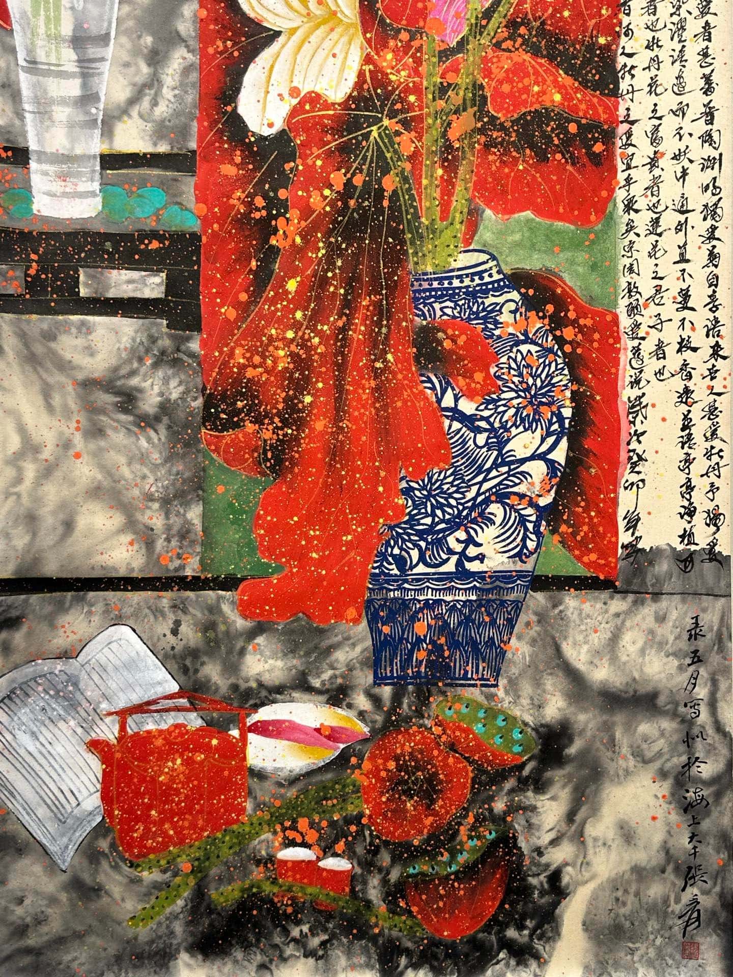Chinese scroll painting Zhang Daqian