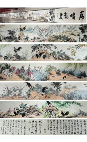 Chinese scroll painting Xu Beihong