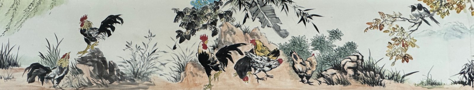 Chinese scroll painting Xu Beihong