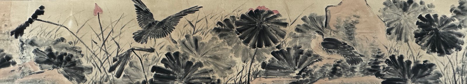 Chinese scroll painting Ba Da Shan Ren