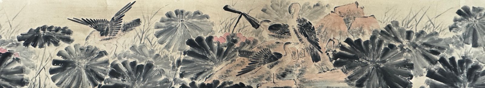 Chinese scroll painting Ba Da Shan Ren