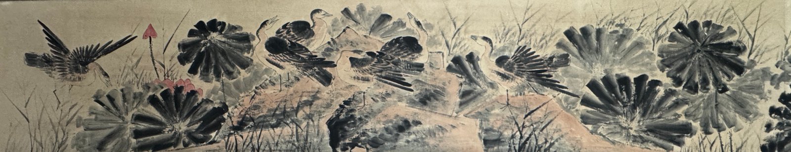 Chinese scroll painting Ba Da Shan Ren