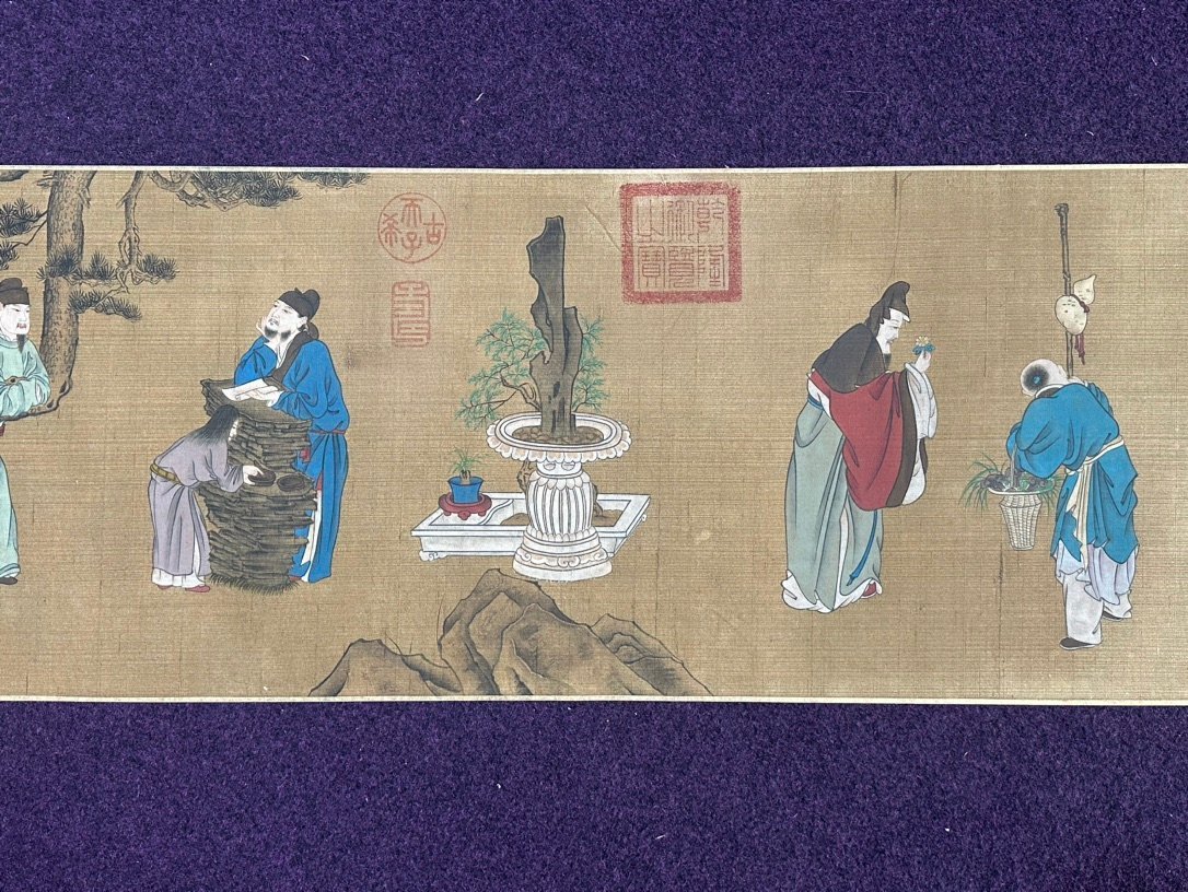 Chinese scroll painting Zhao Mengfu