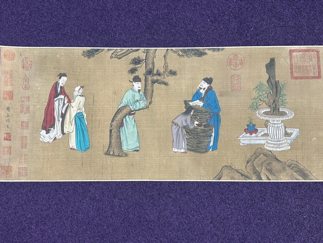 Chinese scroll painting Zhao Mengfu